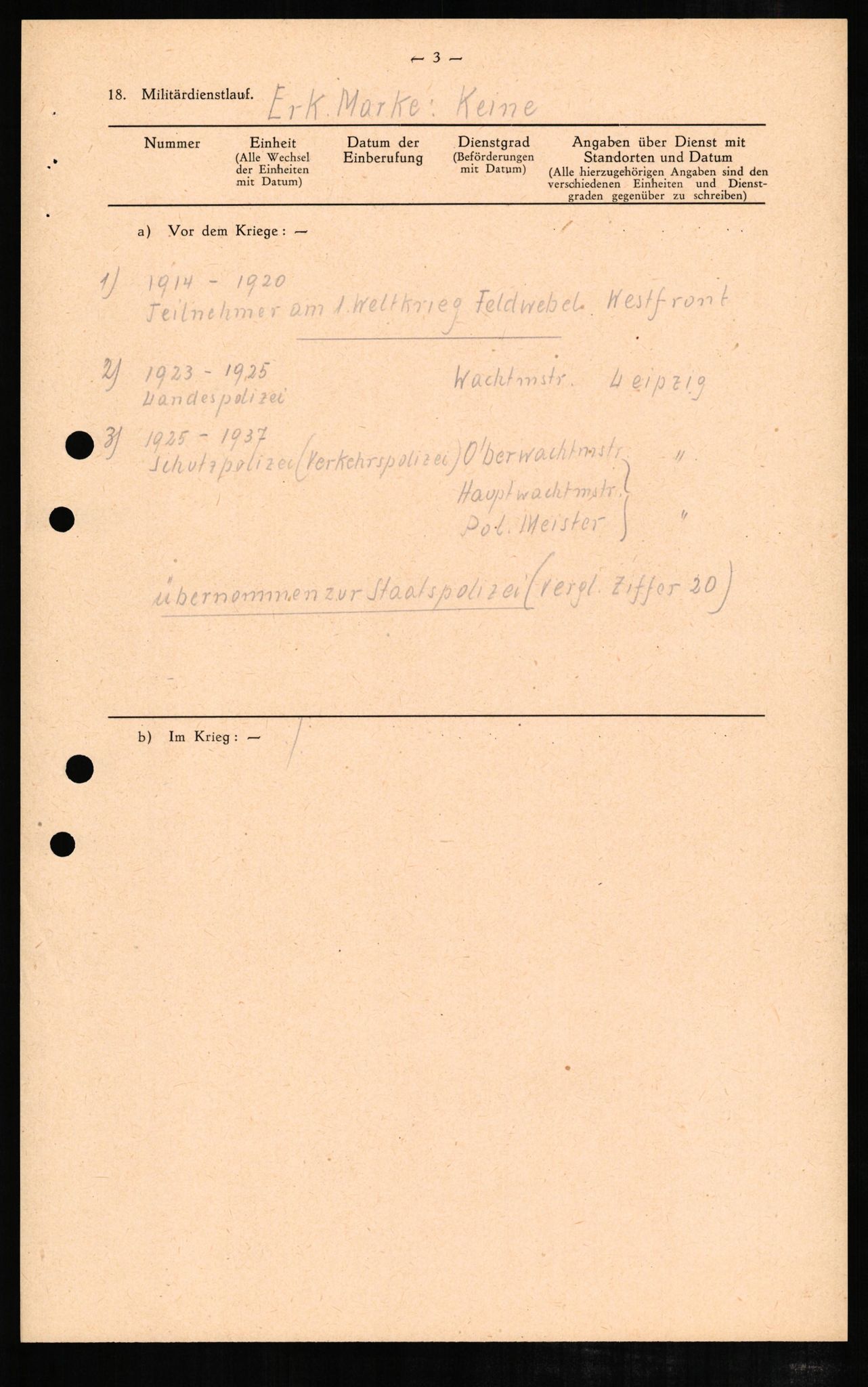 Forsvaret, Forsvarets overkommando II, AV/RA-RAFA-3915/D/Db/L0006: CI Questionaires. Tyske okkupasjonsstyrker i Norge. Tyskere., 1945-1946, s. 68