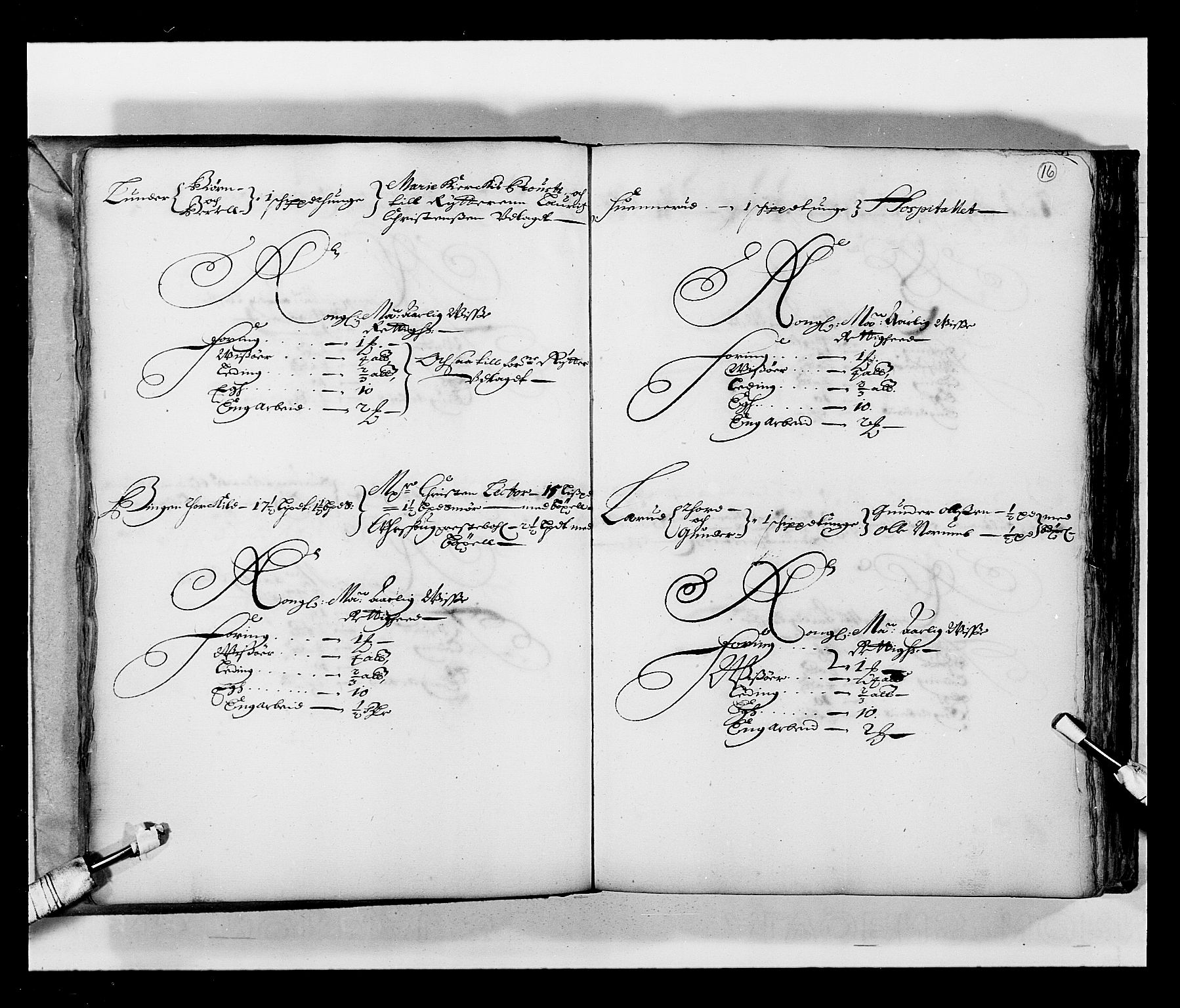 Stattholderembetet 1572-1771, AV/RA-EA-2870/Ek/L0033a/0001: Jordebøker 1662-1720: / Matrikkel for Nedre Romerike, 1670, s. 15b-16a