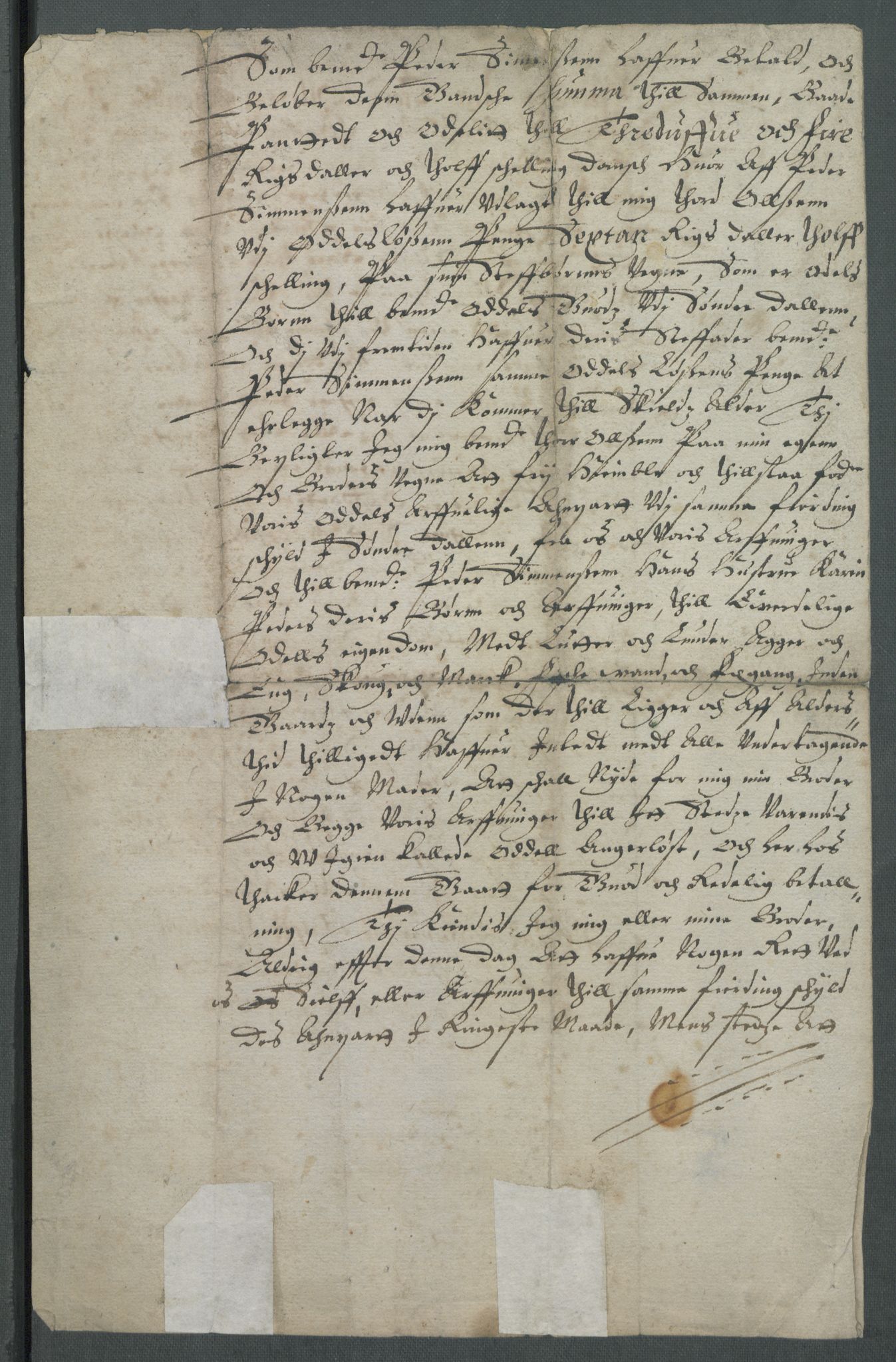 Riksarkivets diplomsamling, AV/RA-EA-5965/F02/L0166: Dokumenter, 1654-1656, s. 171