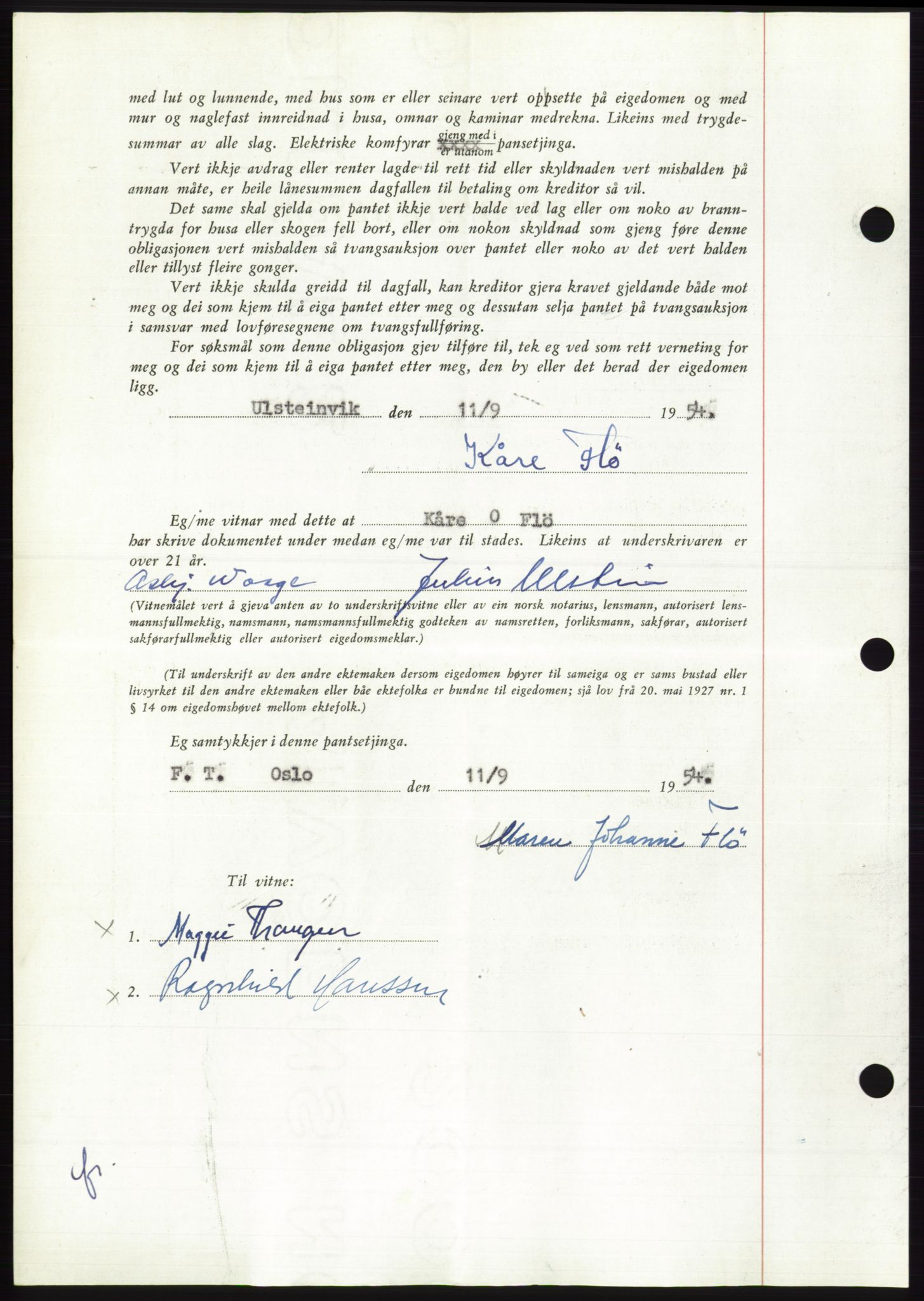 Søre Sunnmøre sorenskriveri, AV/SAT-A-4122/1/2/2C/L0126: Pantebok nr. 14B, 1954-1955, Dagboknr: 938/1955