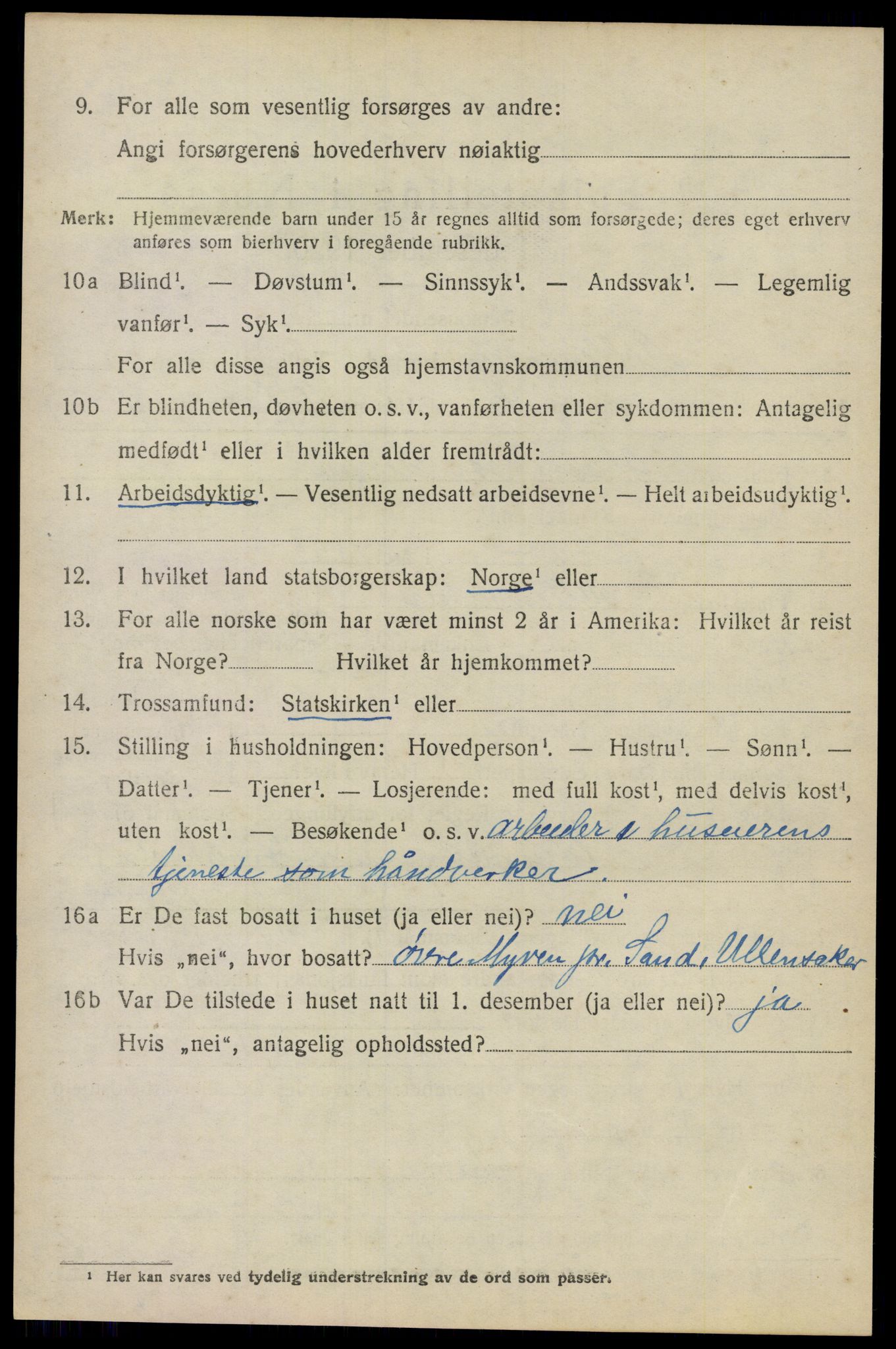 SAO, Folketelling 1920 for 0235 Ullensaker herred, 1920, s. 14640