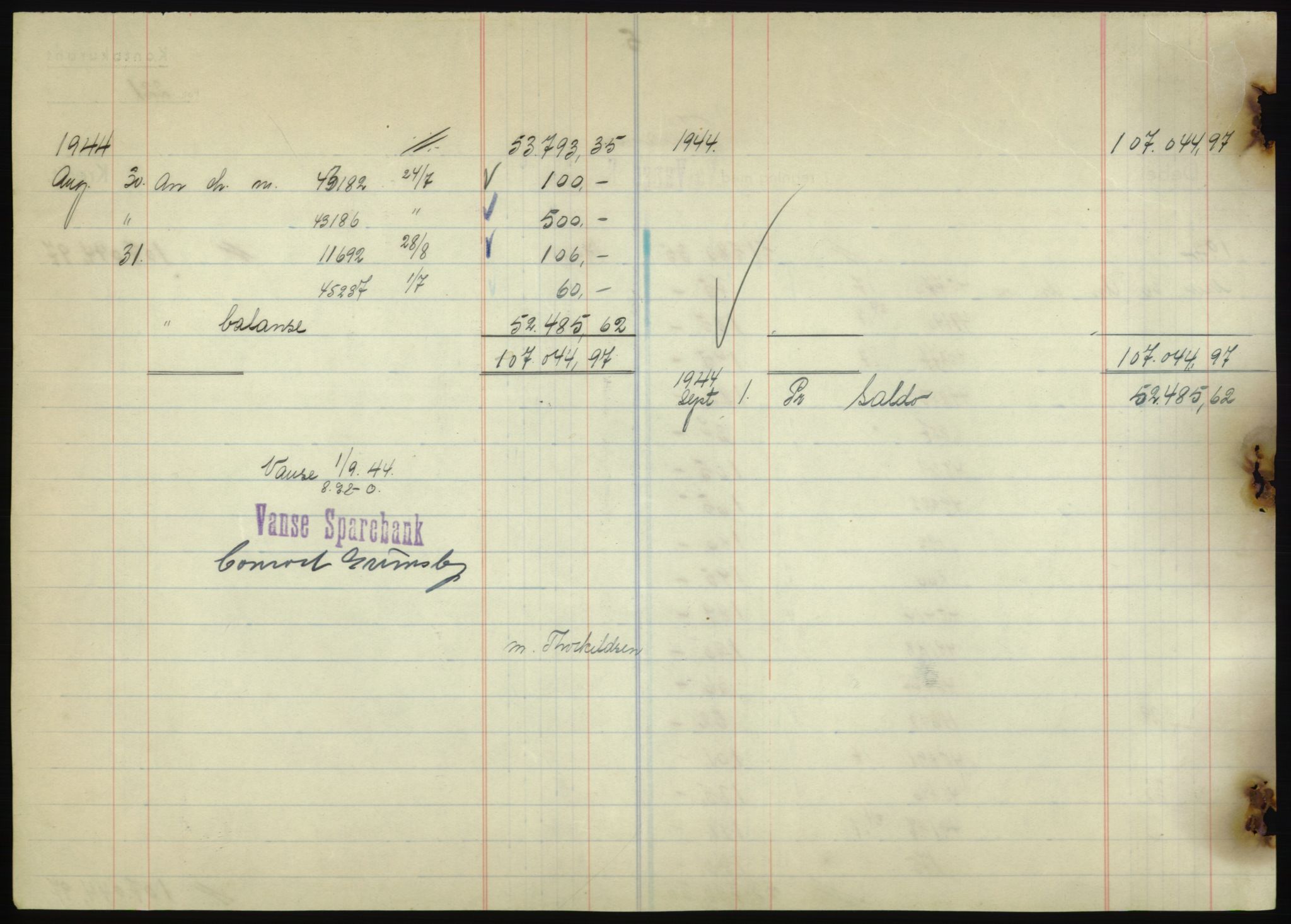 Forsvarsdepartementet, 10. kontor / Oppgjørskontoret, AV/RA-RAFA-1225/D/Db/L0180: Lista oppgjørskontor, 1942-1952, s. 2190