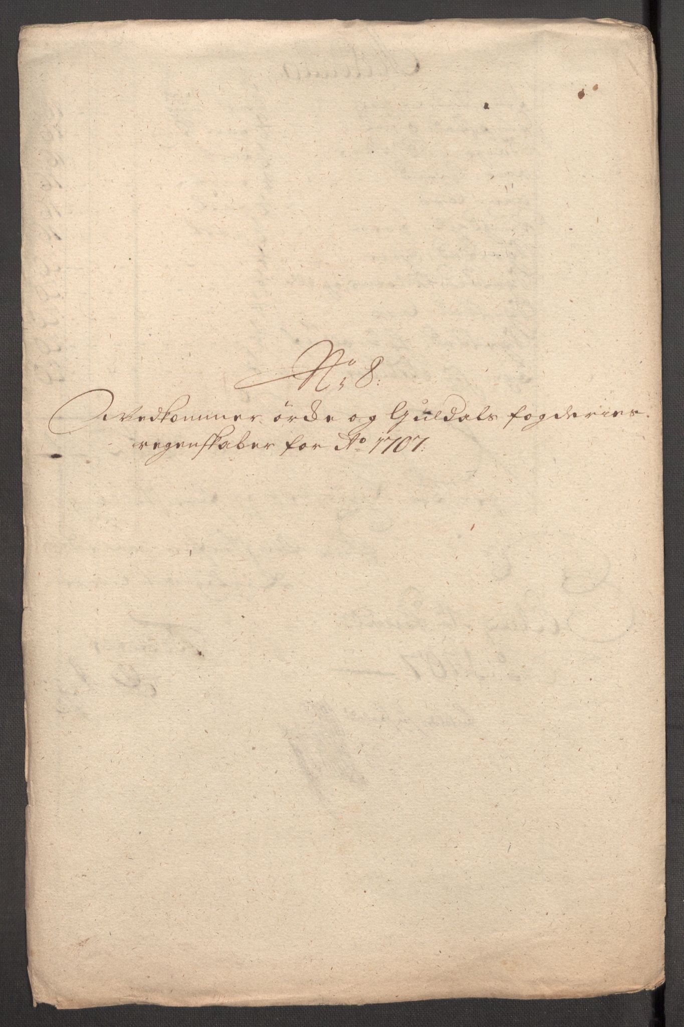 Rentekammeret inntil 1814, Reviderte regnskaper, Fogderegnskap, RA/EA-4092/R60/L3957: Fogderegnskap Orkdal og Gauldal, 1707, s. 211