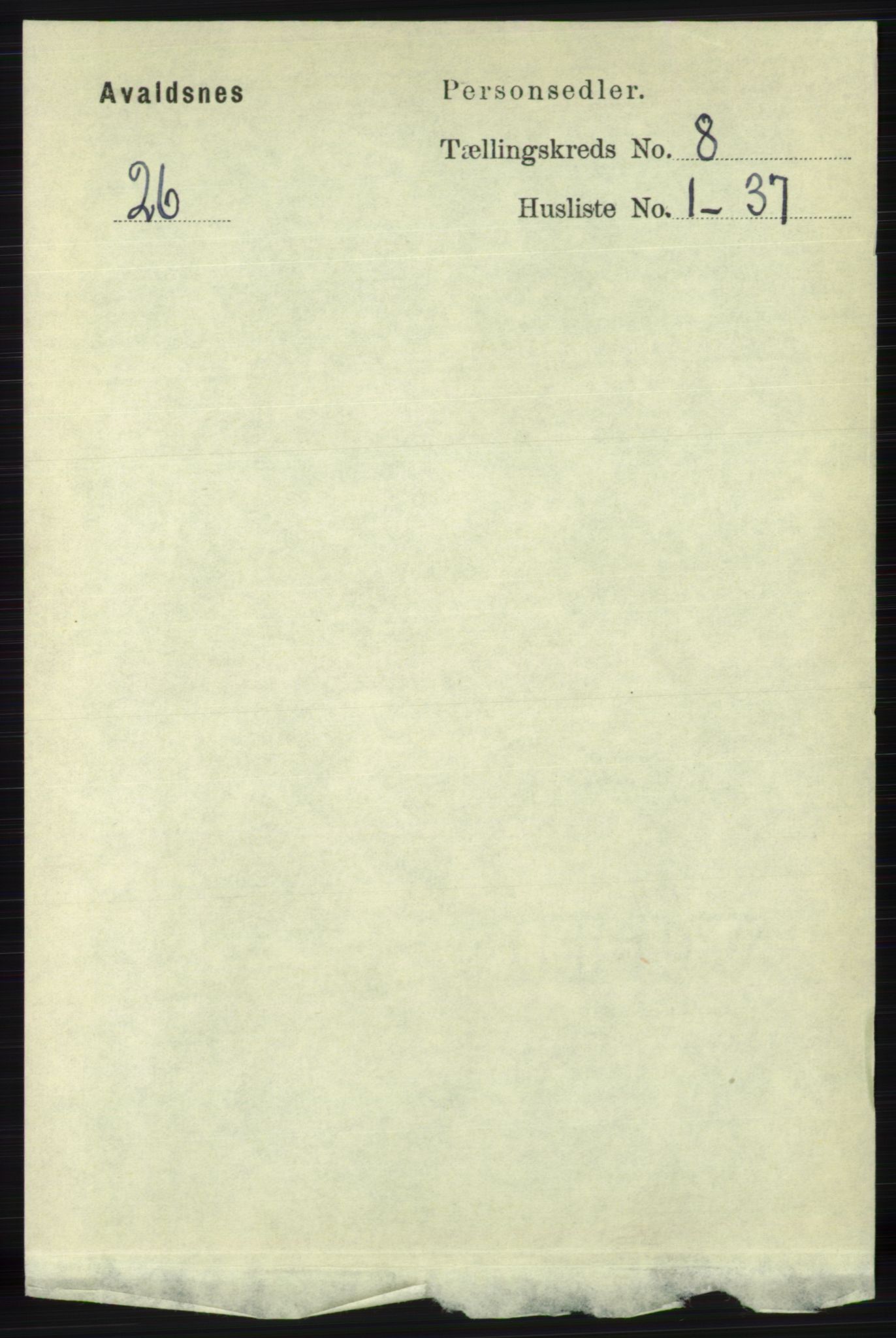 RA, Folketelling 1891 for 1147 Avaldsnes herred, 1891, s. 4205