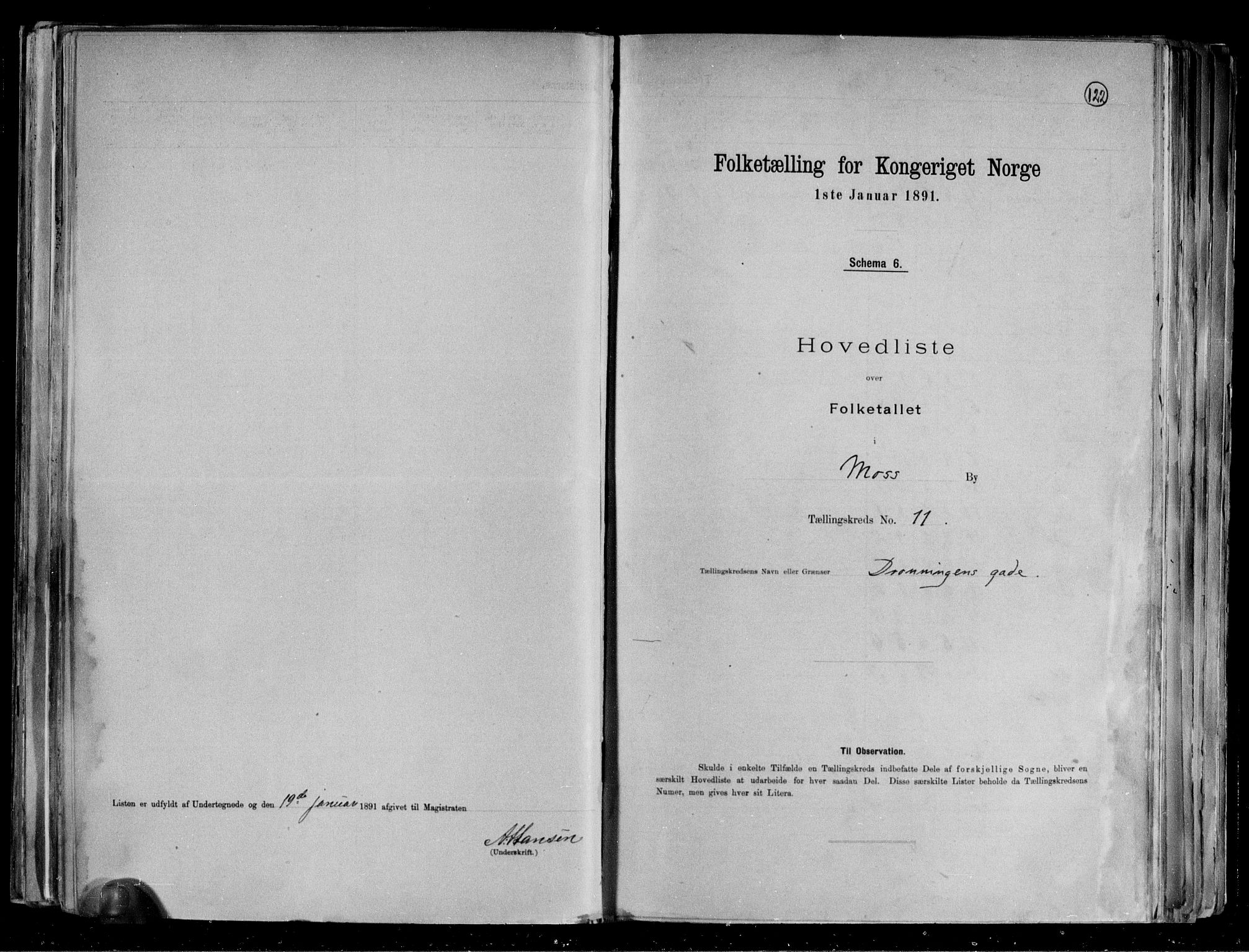 RA, Folketelling 1891 for 0104 Moss kjøpstad, 1891, s. 25