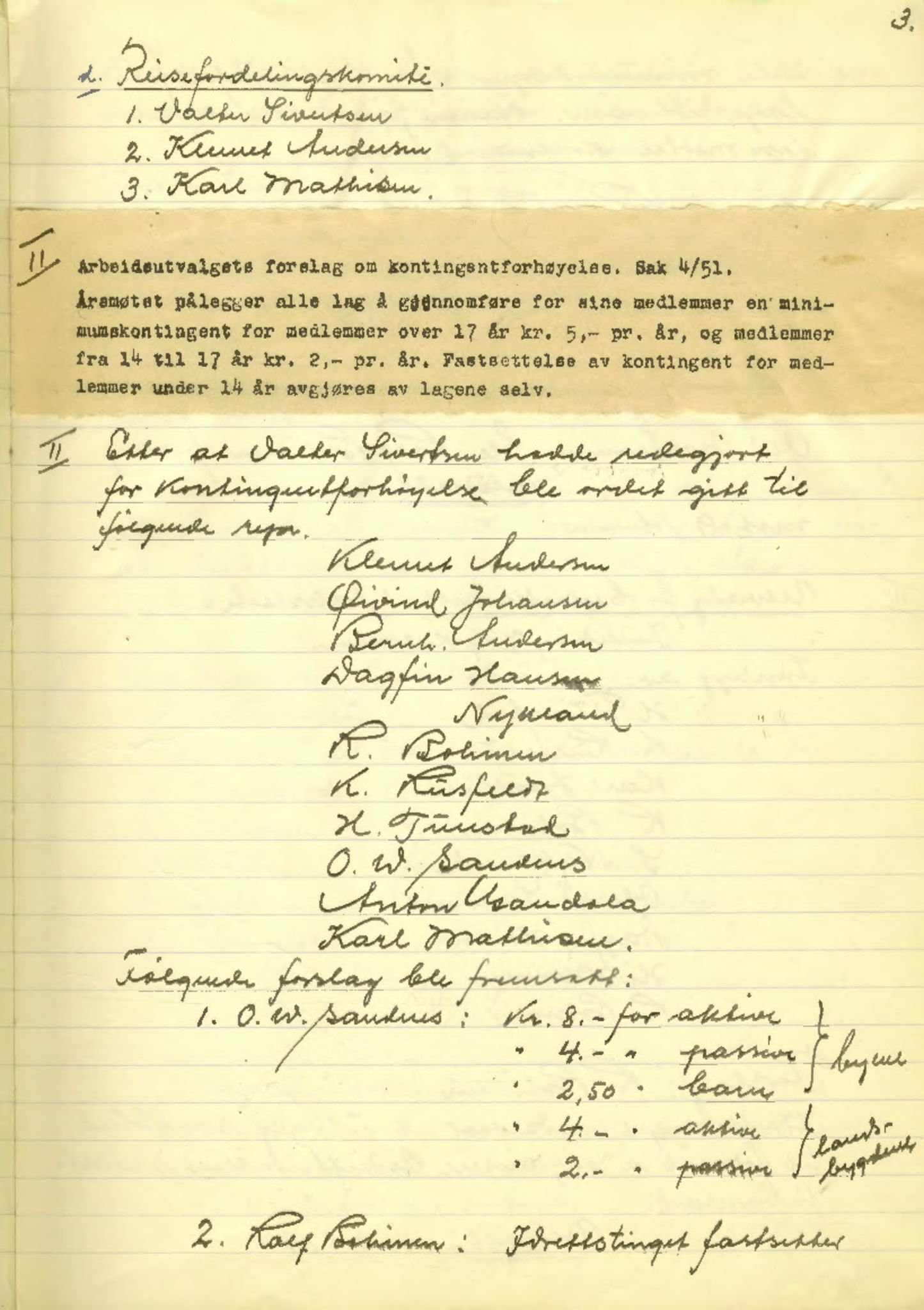 Aust-Finnmark Idrettskrets , FMFB/A-1041/A/L0002: Møteprotokoll for  styre, ting og arbeidsutvalg, 1951-1954, s. 5