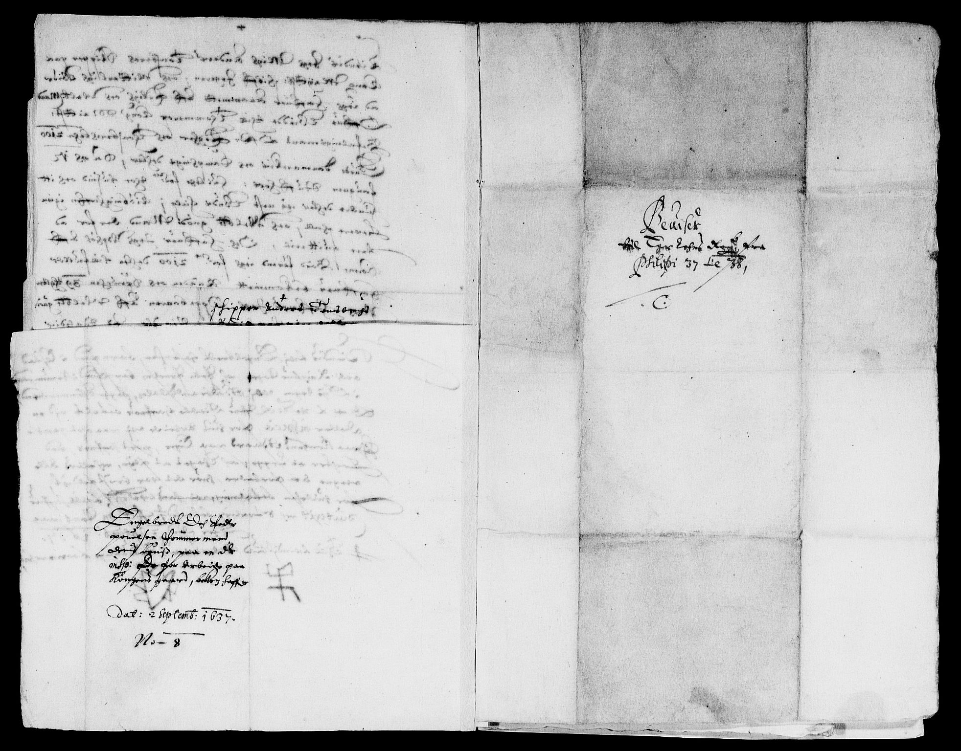 Rentekammeret inntil 1814, Reviderte regnskaper, Lensregnskaper, AV/RA-EA-5023/R/Rb/Rbm/L0004: Eiker len, 1626-1640