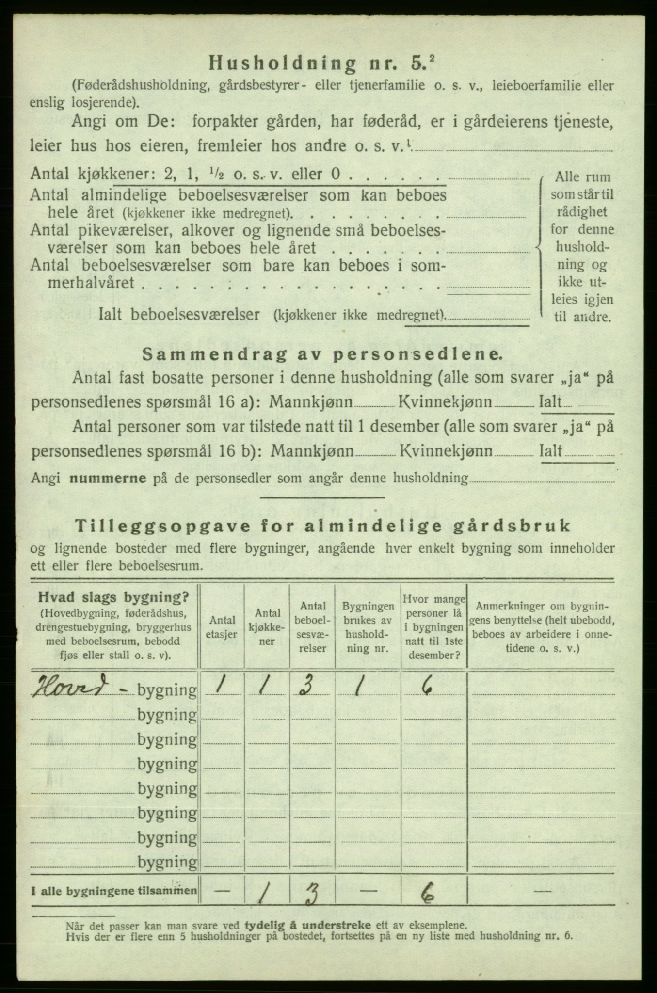 SAB, Folketelling 1920 for 1212 Skånevik herred, 1920, s. 2096