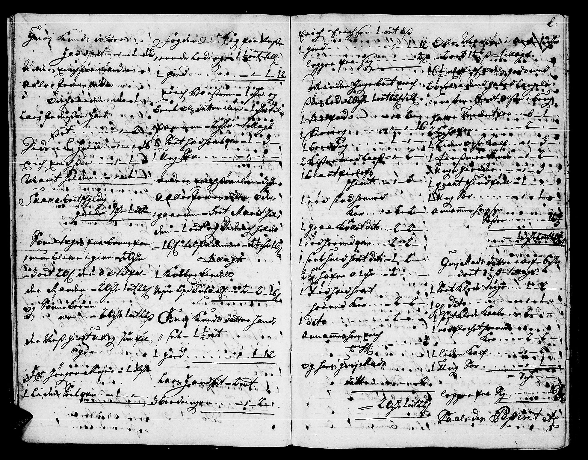 Romsdal sorenskriveri, AV/SAT-A-4149/1/3/3A/L0005: Skifteprotokoll, 1707-1711, s. 7b-8a