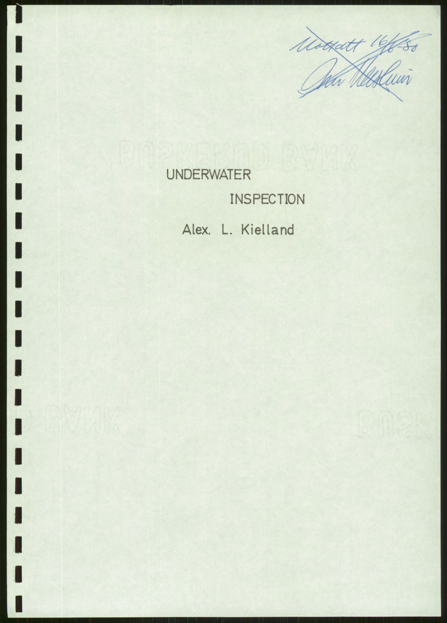 Justisdepartementet, Granskningskommisjonen ved Alexander Kielland-ulykken 27.3.1980, AV/RA-S-1165/D/L0006: A Alexander L. Kielland (Doku.liste + A3-A6, A11-A13, A18-A20-A21, A23, A31 av 31)/Dykkerjournaler, 1980-1981, s. 521