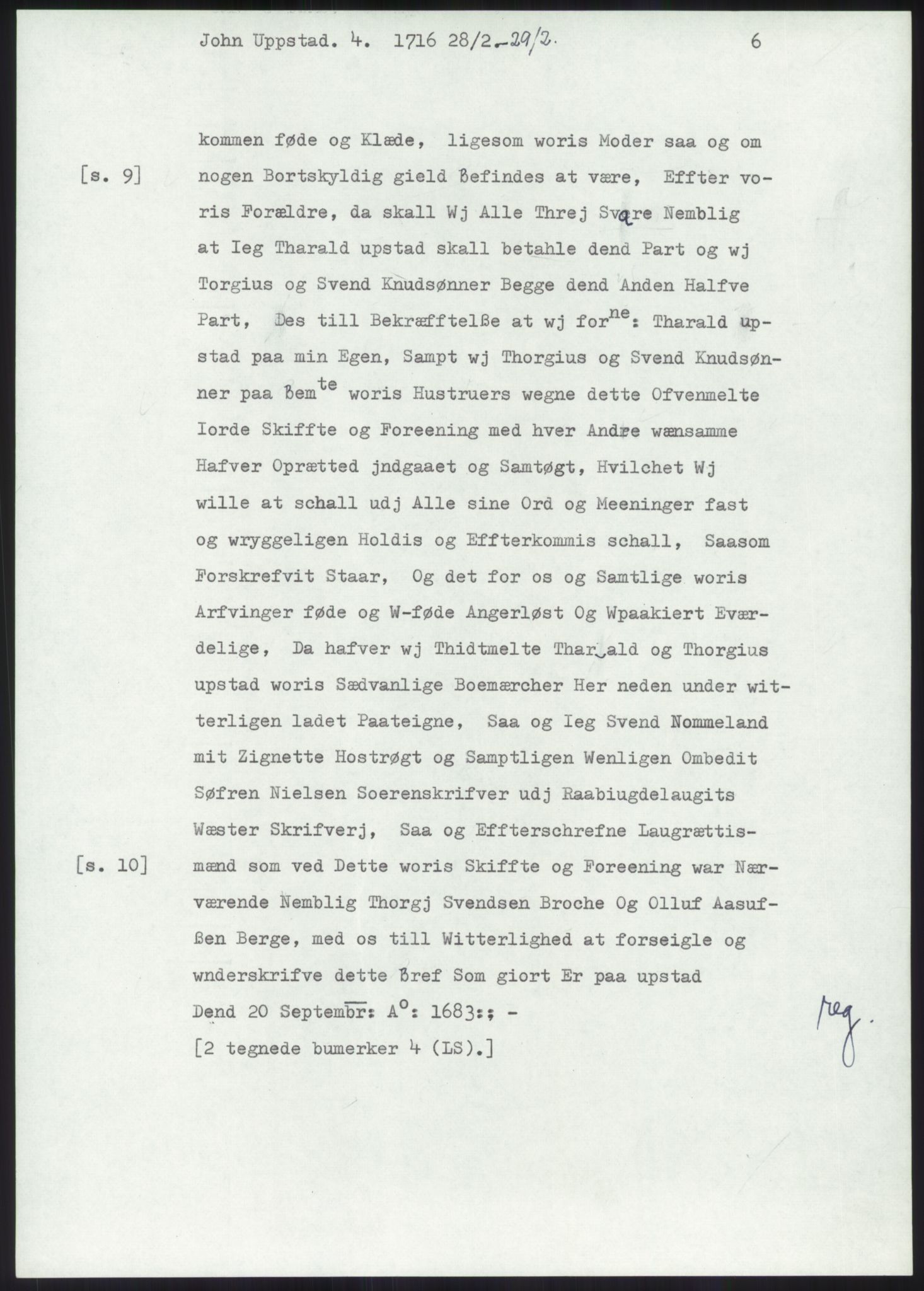 Samlinger til kildeutgivelse, Diplomavskriftsamlingen, AV/RA-EA-4053/H/Ha, s. 275
