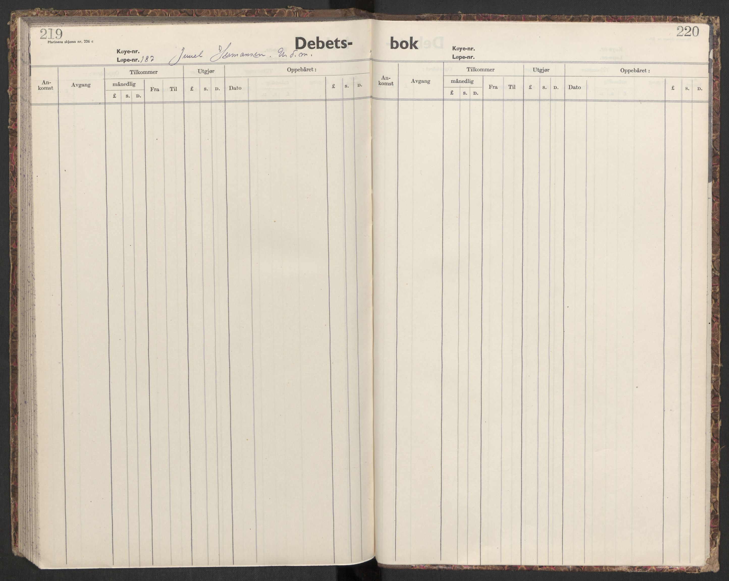 Forsvaret, Sjøforsvarets overkommando, RA/RAFA-2035/D/Dc/L0194: --, 1941-1944, s. 528