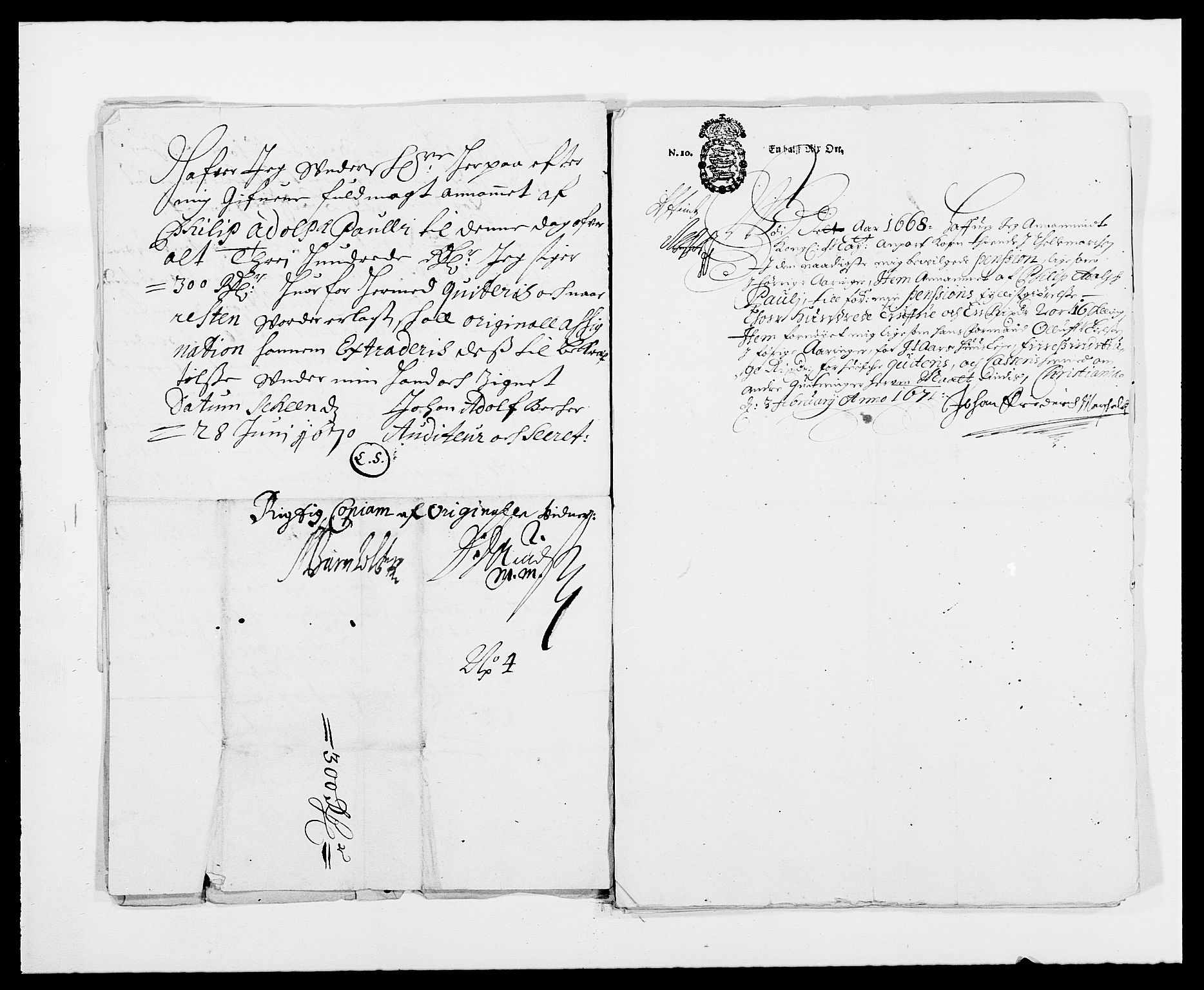 Rentekammeret inntil 1814, Reviderte regnskaper, Fogderegnskap, AV/RA-EA-4092/R35/L2058: Fogderegnskap Øvre og Nedre Telemark, 1668-1670, s. 402