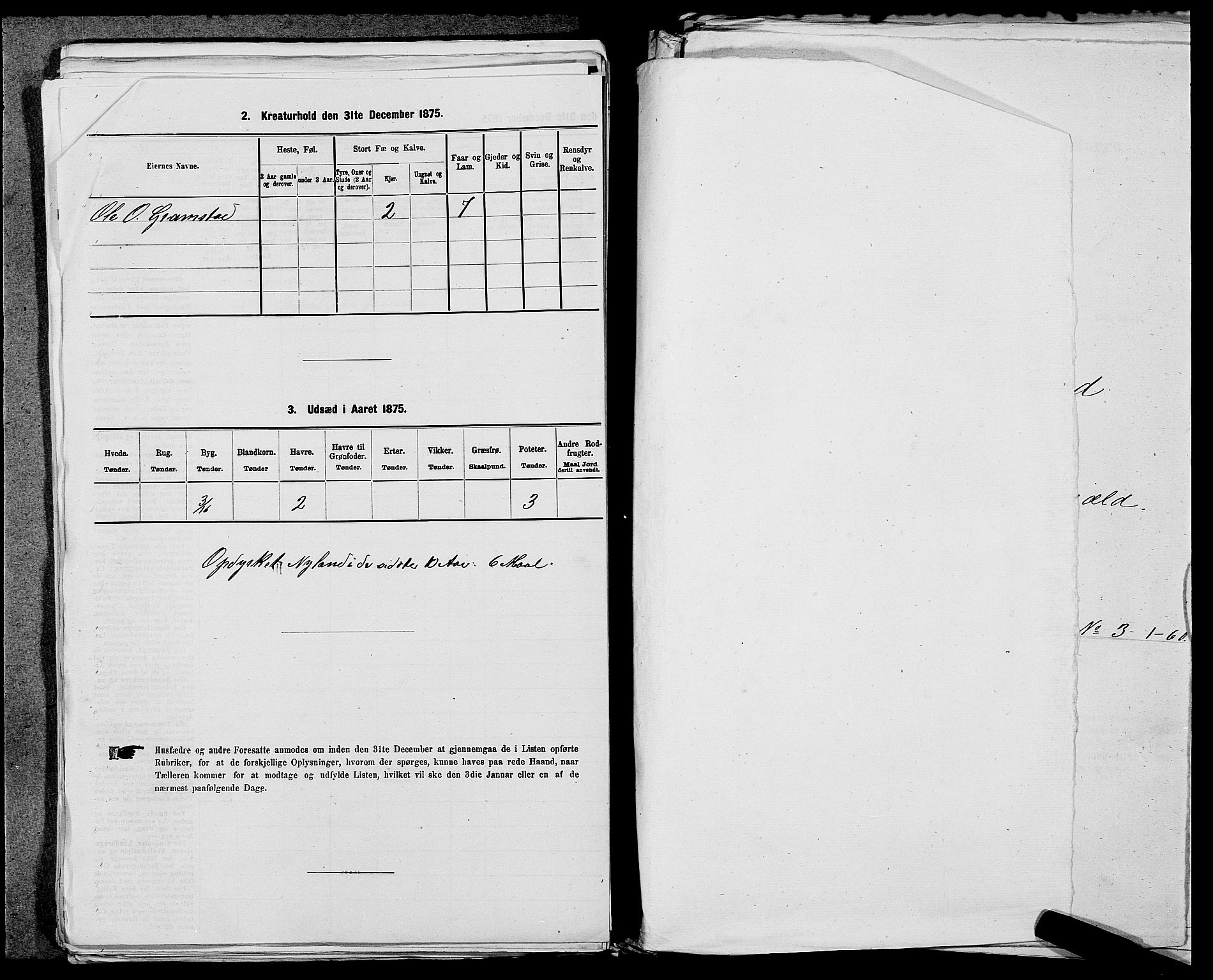 SAST, Folketelling 1875 for 1123L Høyland prestegjeld, Høyland sokn, 1875, s. 436