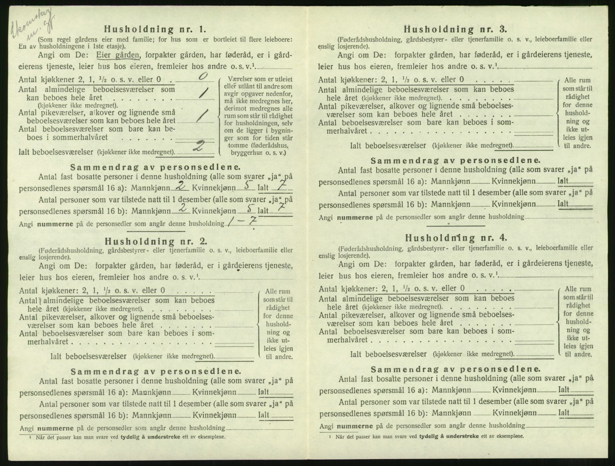 SAT, Folketelling 1920 for 1571 Halsa herred, 1920, s. 95