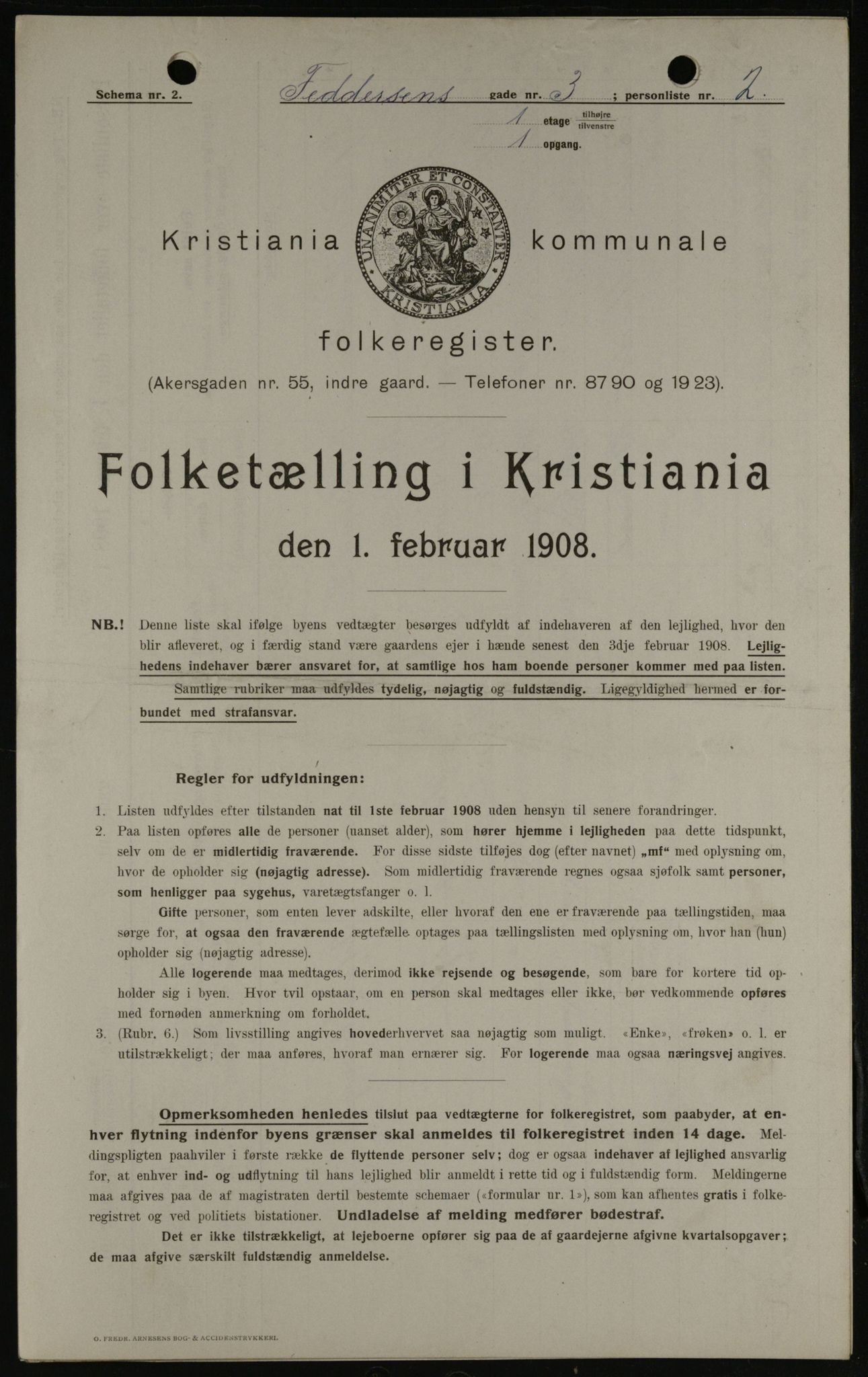 OBA, Kommunal folketelling 1.2.1908 for Kristiania kjøpstad, 1908, s. 21831