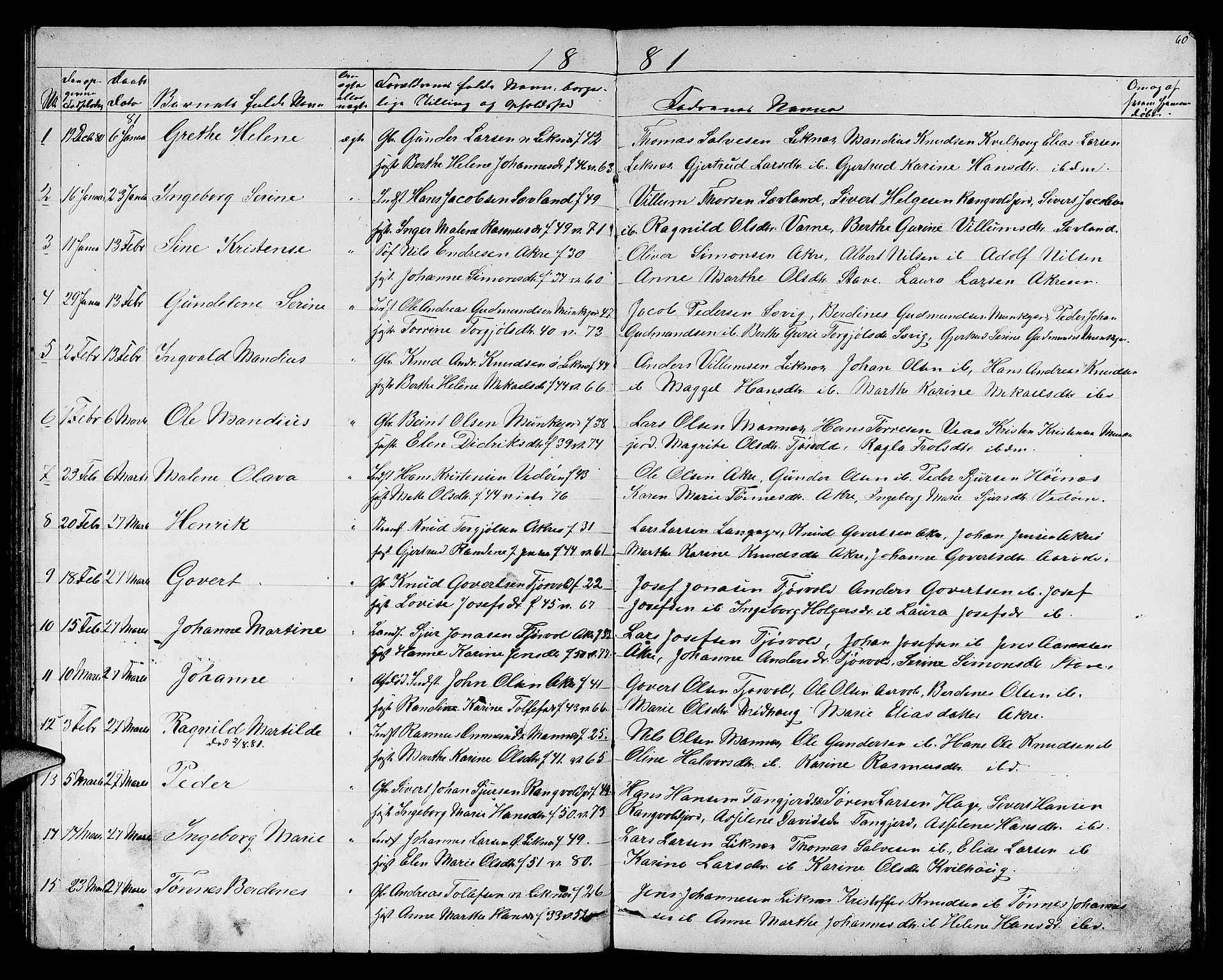 Skudenes sokneprestkontor, AV/SAST-A -101849/H/Ha/Hab/L0005: Klokkerbok nr. B 5, 1866-1881, s. 60