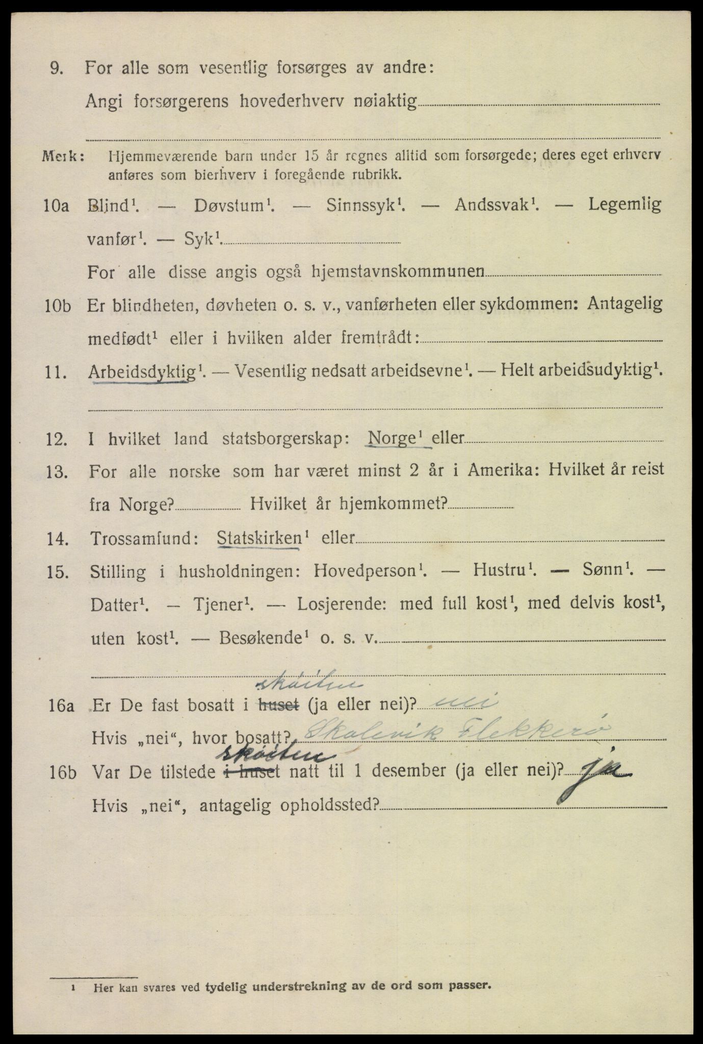 SAK, Folketelling 1920 for 1011 Randesund herred, 1920, s. 2301