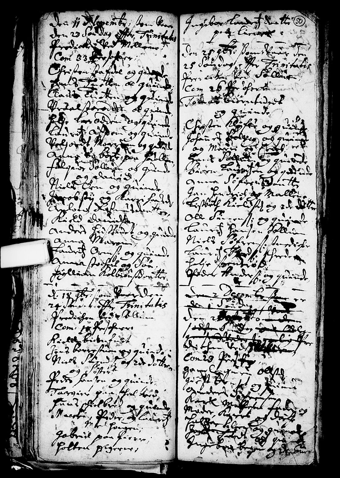 Solum kirkebøker, SAKO/A-306/F/Fa/L0001: Ministerialbok nr. I 1, 1701-1716, s. 50