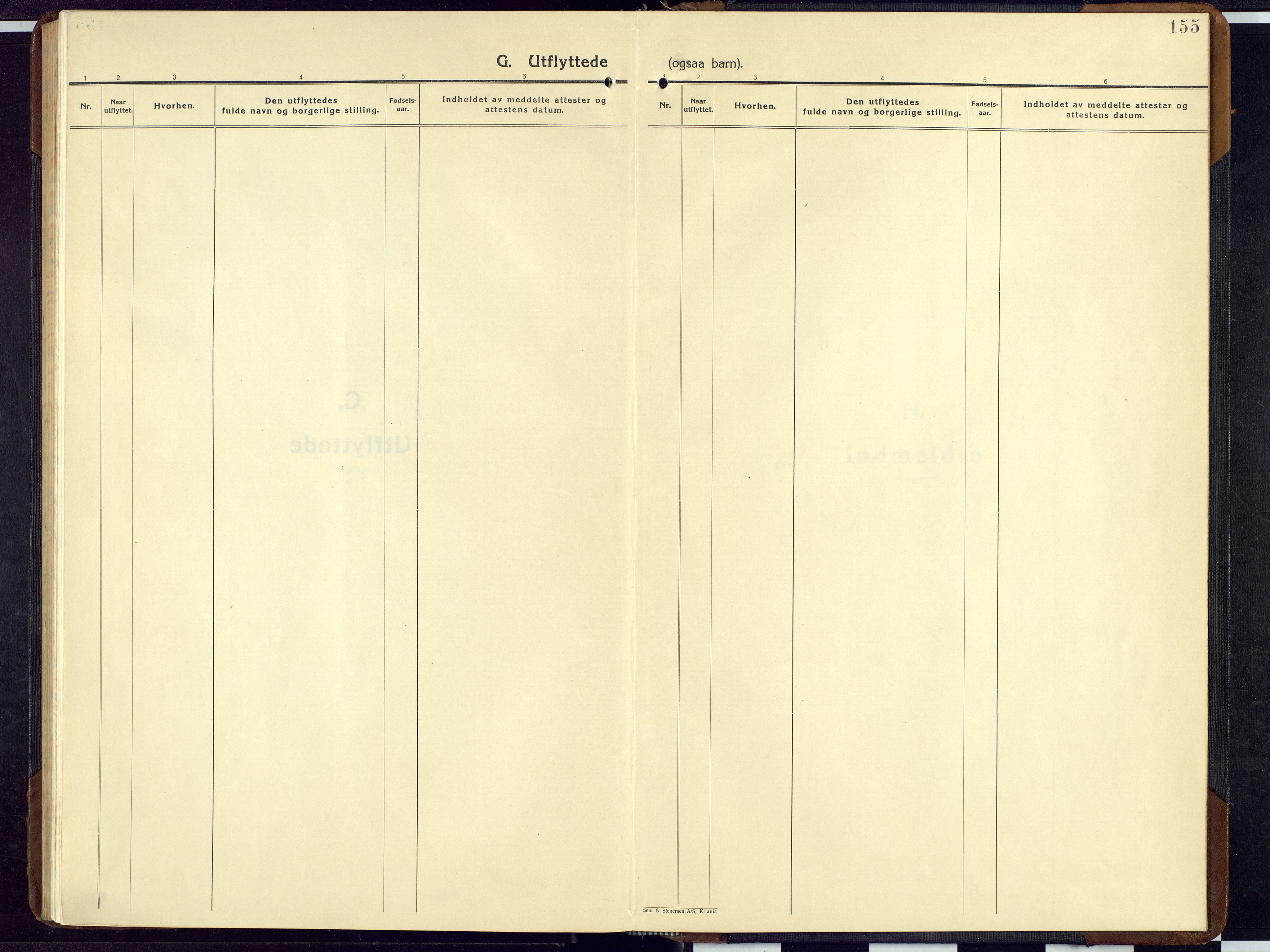 Sør-Aurdal prestekontor, AV/SAH-PREST-128/H/Ha/Hab/L0012: Klokkerbok nr. 12, 1924-1956, s. 155