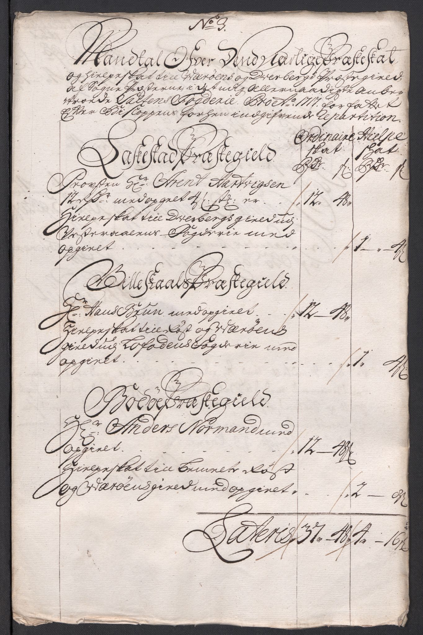 Rentekammeret inntil 1814, Reviderte regnskaper, Fogderegnskap, RA/EA-4092/R66/L4587: Fogderegnskap Salten, 1717, s. 84