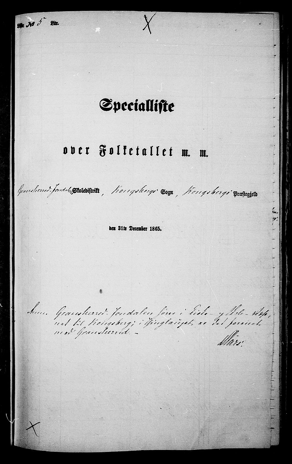 RA, Folketelling 1865 for 0824P Gransherad prestegjeld, 1865, s. 57