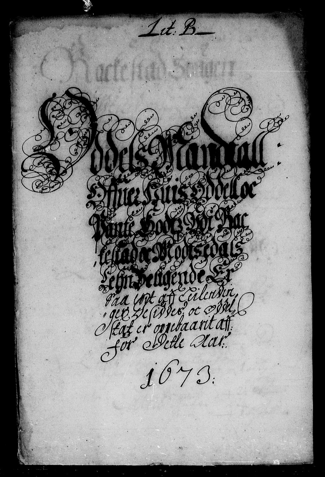 Rentekammeret inntil 1814, Reviderte regnskaper, Stiftamtstueregnskaper, Landkommissariatet på Akershus og Akershus stiftamt, AV/RA-EA-5869/R/Rb/L0088: Akershus stiftamt, 1671-1673