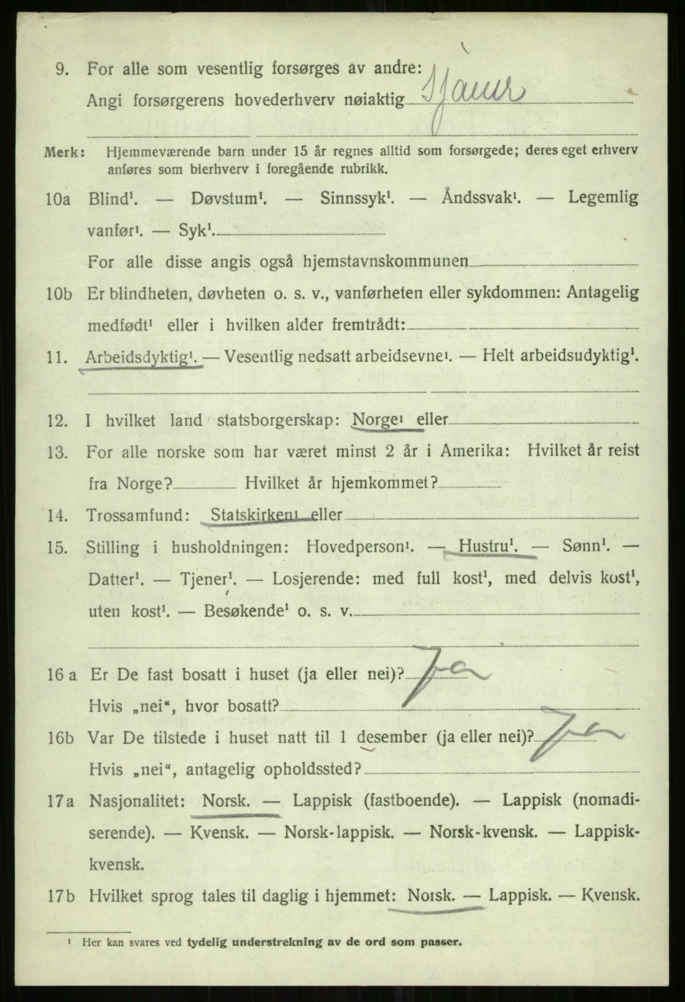 SATØ, Folketelling 1920 for 1934 Tromsøysund herred, 1920, s. 13879