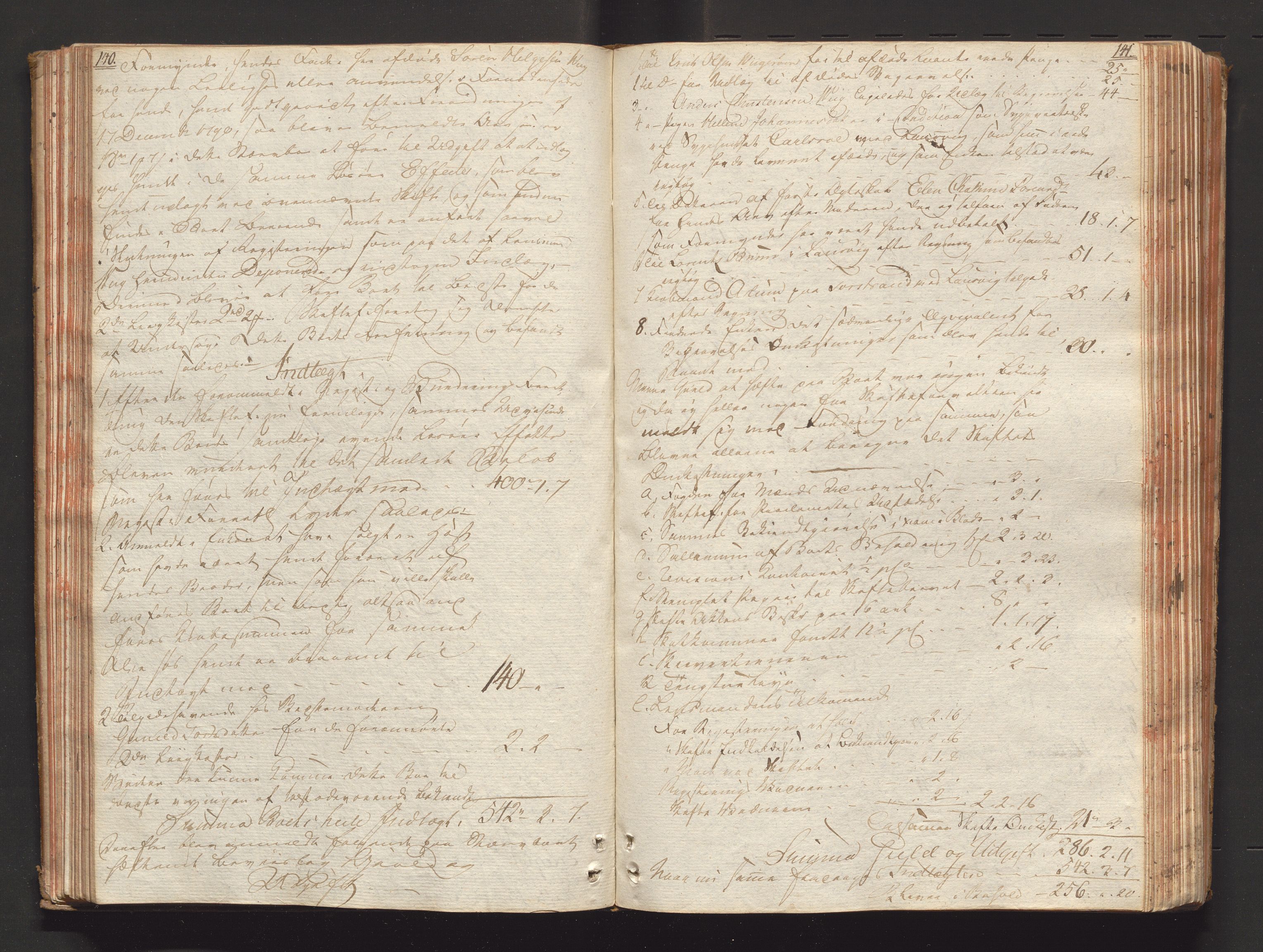 Larvik sorenskriveri, AV/SAKO-A-83/H/Hd/Hda/L0016: Skifteprotokoll, 1811-1812, s. 140-141