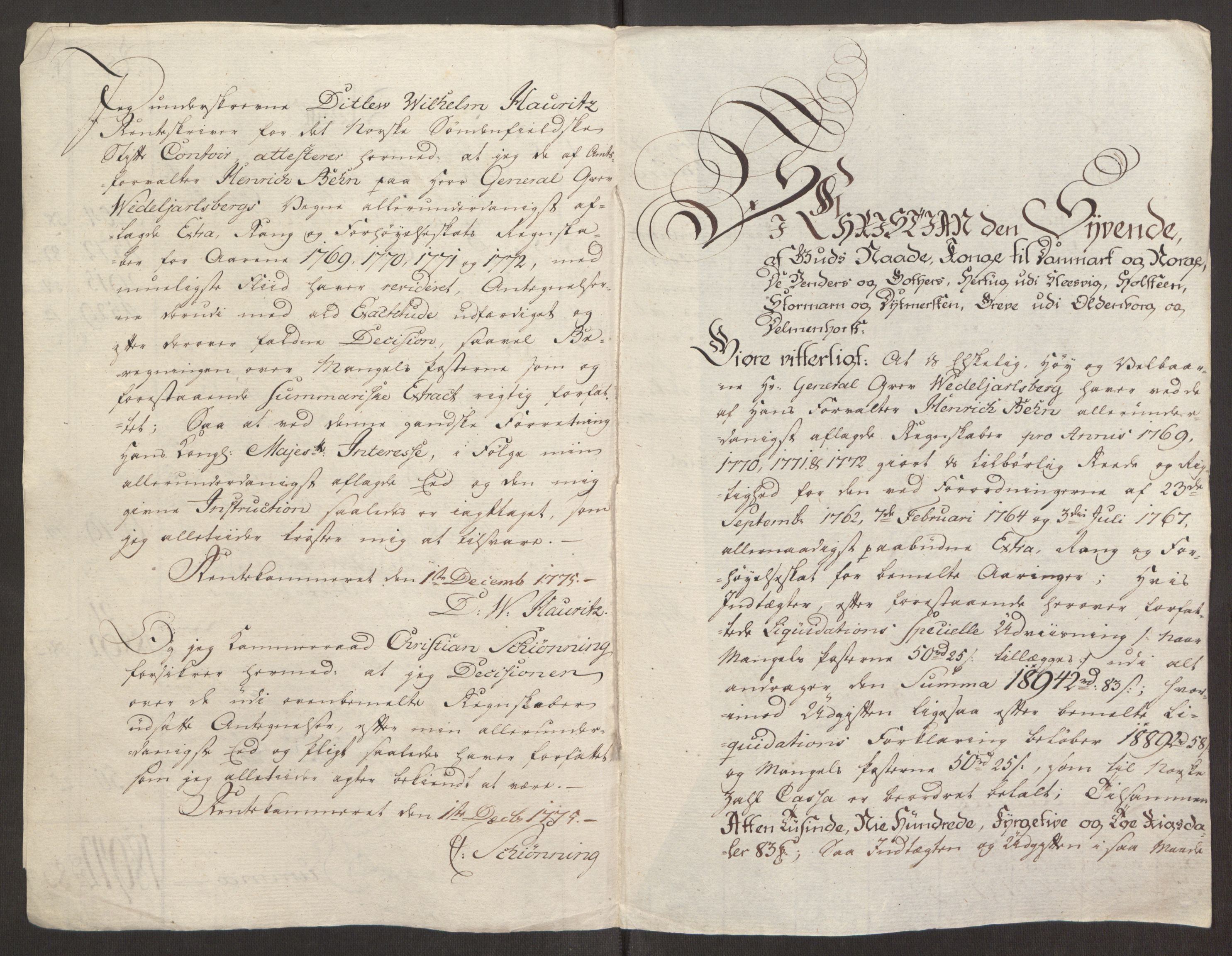 Rentekammeret inntil 1814, Reviderte regnskaper, Fogderegnskap, RA/EA-4092/R32/L1960: Ekstraskatten Jarlsberg grevskap, 1762-1772, s. 233