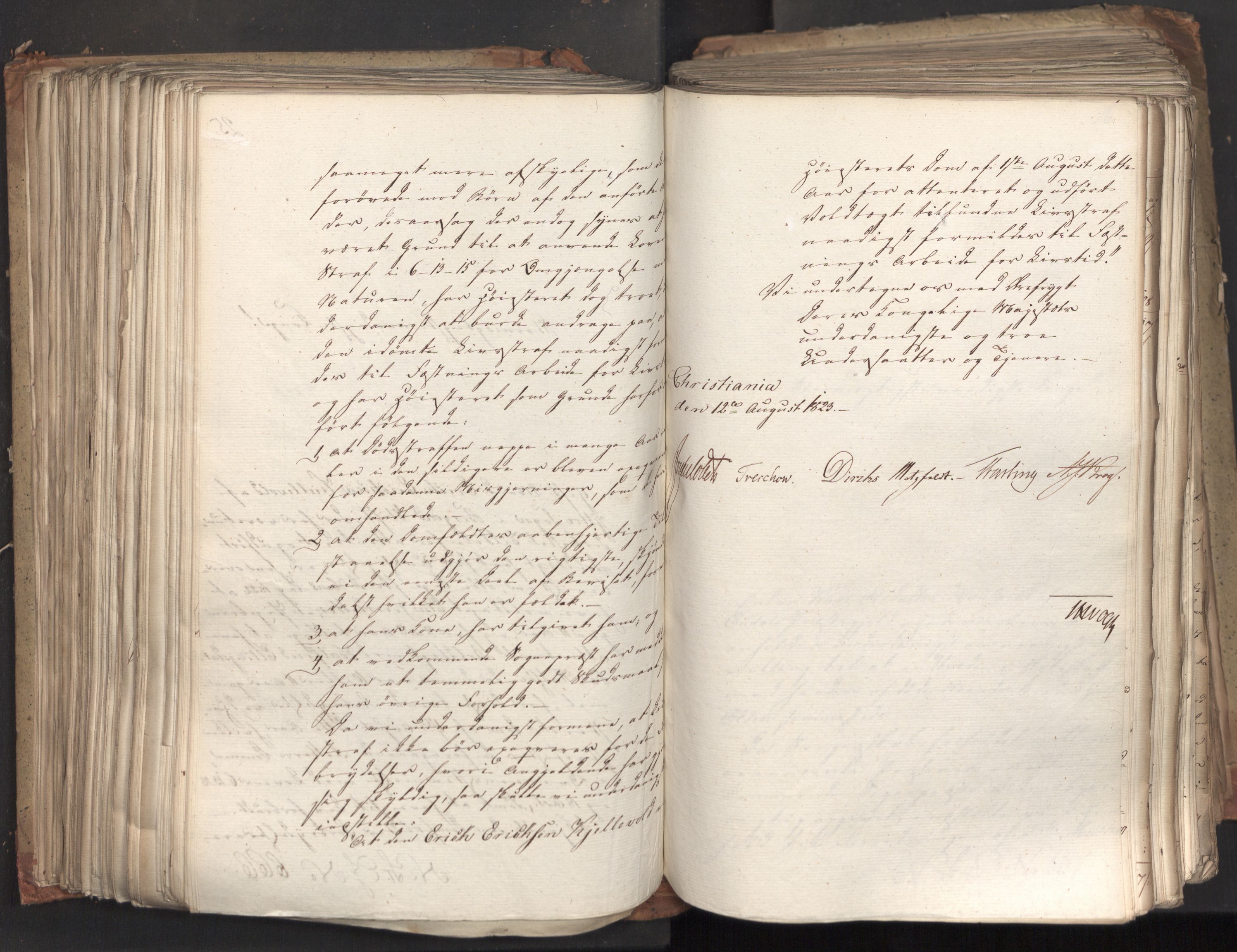 Statsrådsavdelingen i Stockholm, AV/RA-S-1003/D/Da/L0035: Regjeringsinnstillinger nr. 541-840, 1823, s. 323