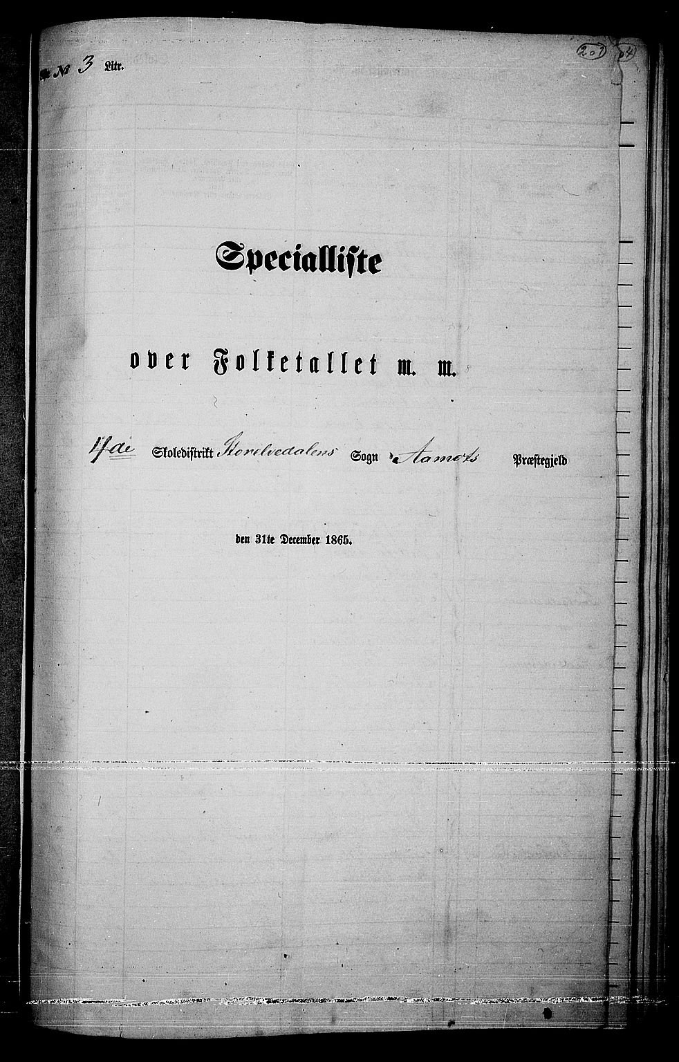 RA, Folketelling 1865 for 0429P Åmot prestegjeld, 1865, s. 172