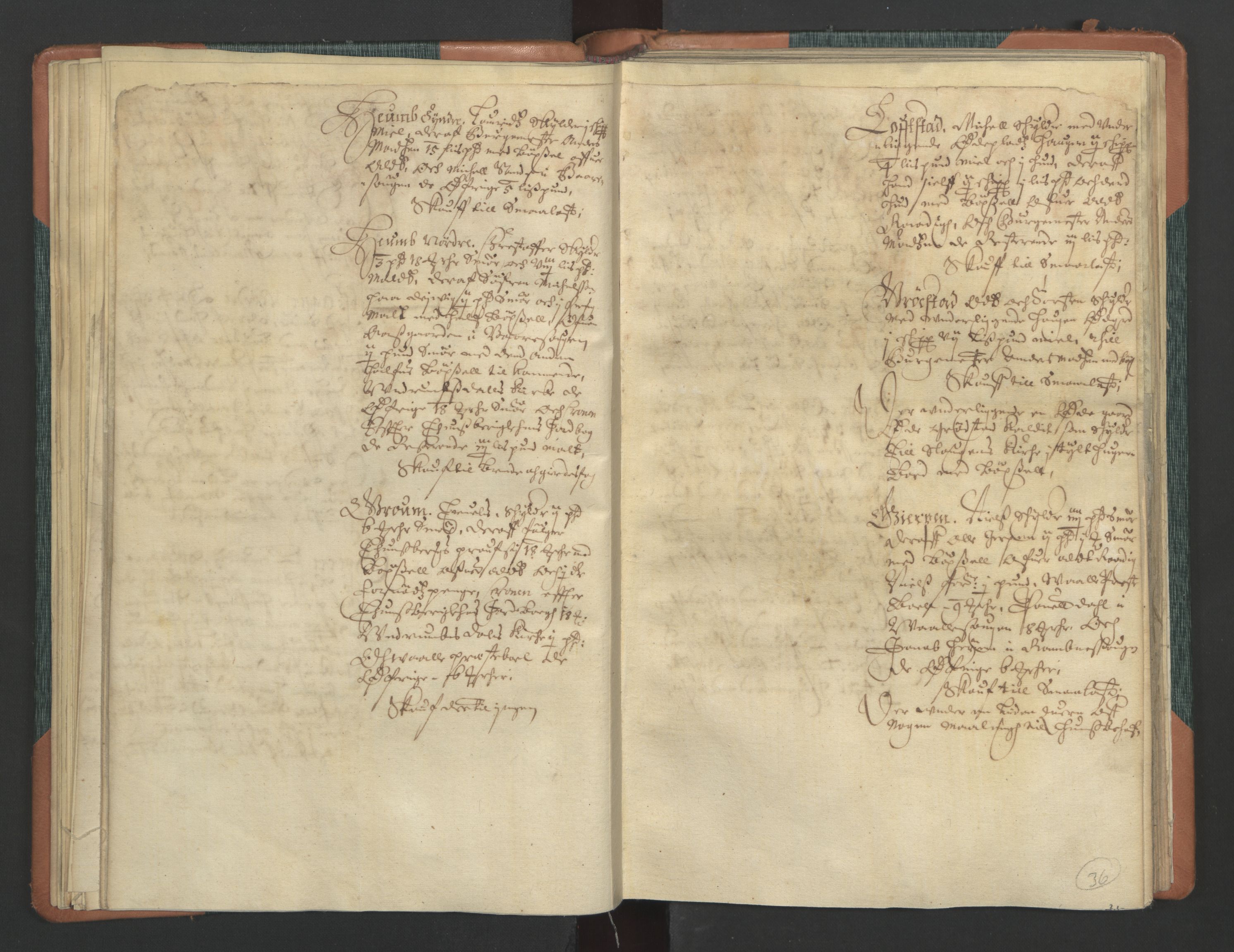 Rentekammeret inntil 1814, Realistisk ordnet avdeling, AV/RA-EA-4070/L/L0011: Tønsberg lagdømme. Alminnelig jordebok for Tønsberg len - Slagen og Arendal skipreider., 1661, s. 35b-36a
