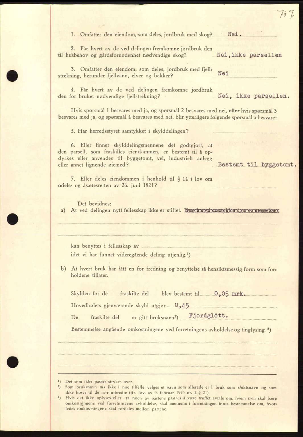 Nordmøre sorenskriveri, SAT/A-4132/1/2/2Ca: Pantebok nr. A96, 1943-1944, Dagboknr: 2750/1943