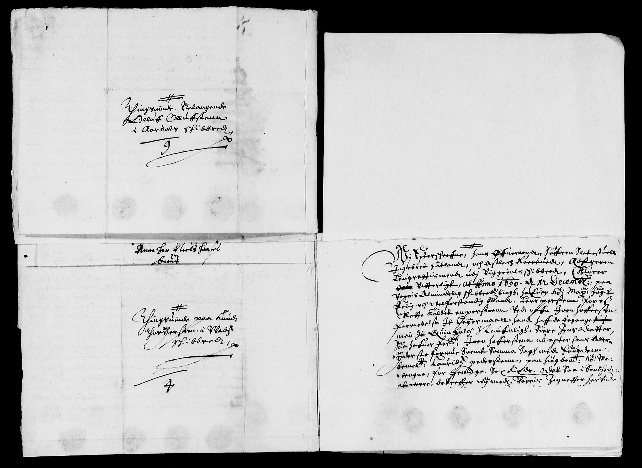 Rentekammeret inntil 1814, Reviderte regnskaper, Lensregnskaper, AV/RA-EA-5023/R/Rb/Rbs/L0033: Stavanger len, 1649-1652