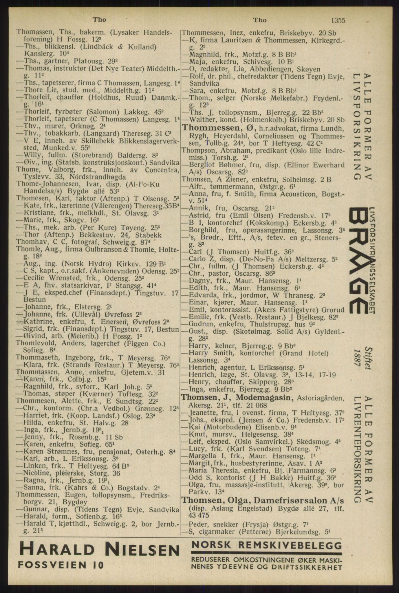 Kristiania/Oslo adressebok, PUBL/-, 1934, s. 1355