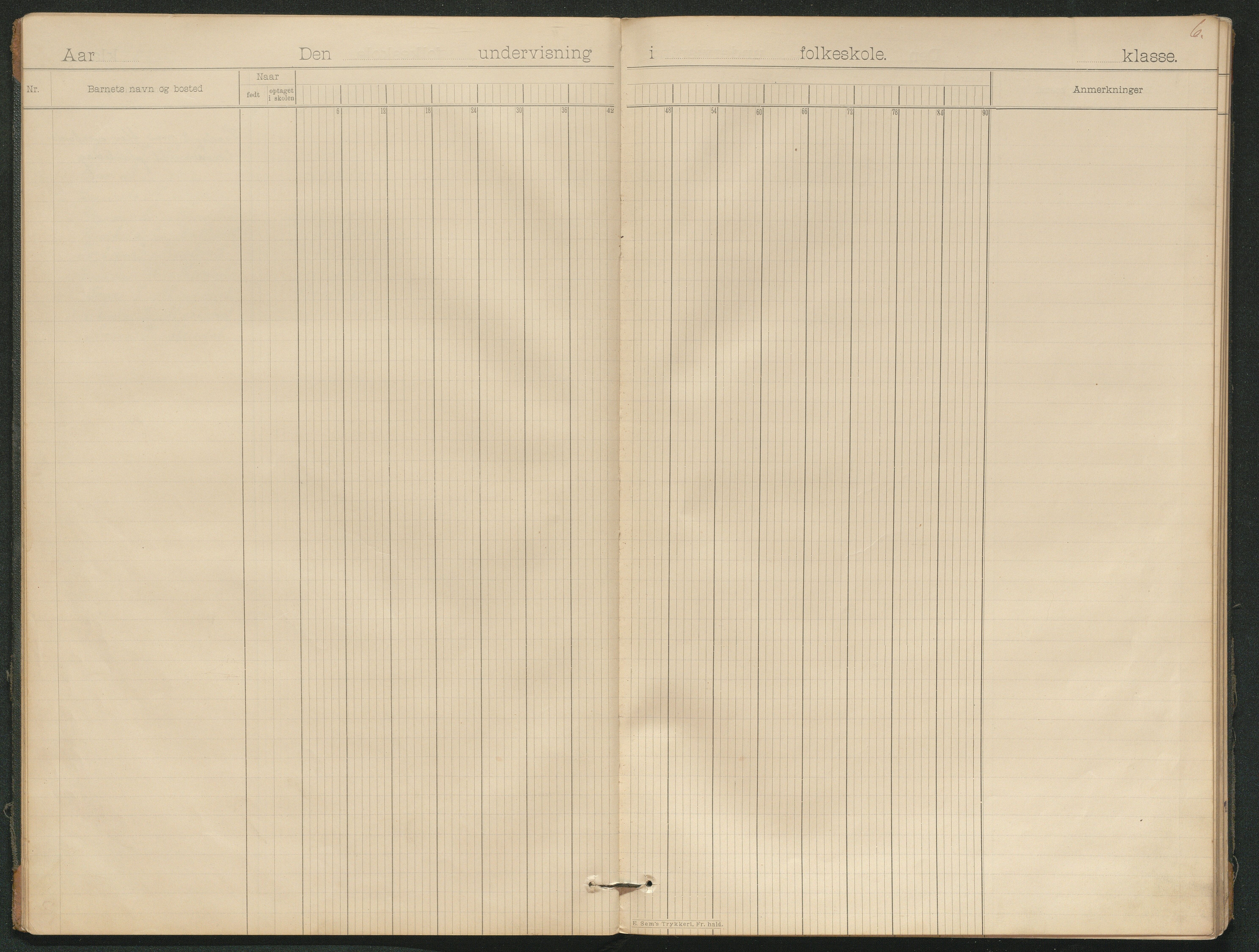 Hornnes kommune, Moi, Moseid, Kjetså skolekretser, AAKS/KA0936-550e/F1/L0006: Dagbok. Småskolen Moi, 1895-1912, s. 6