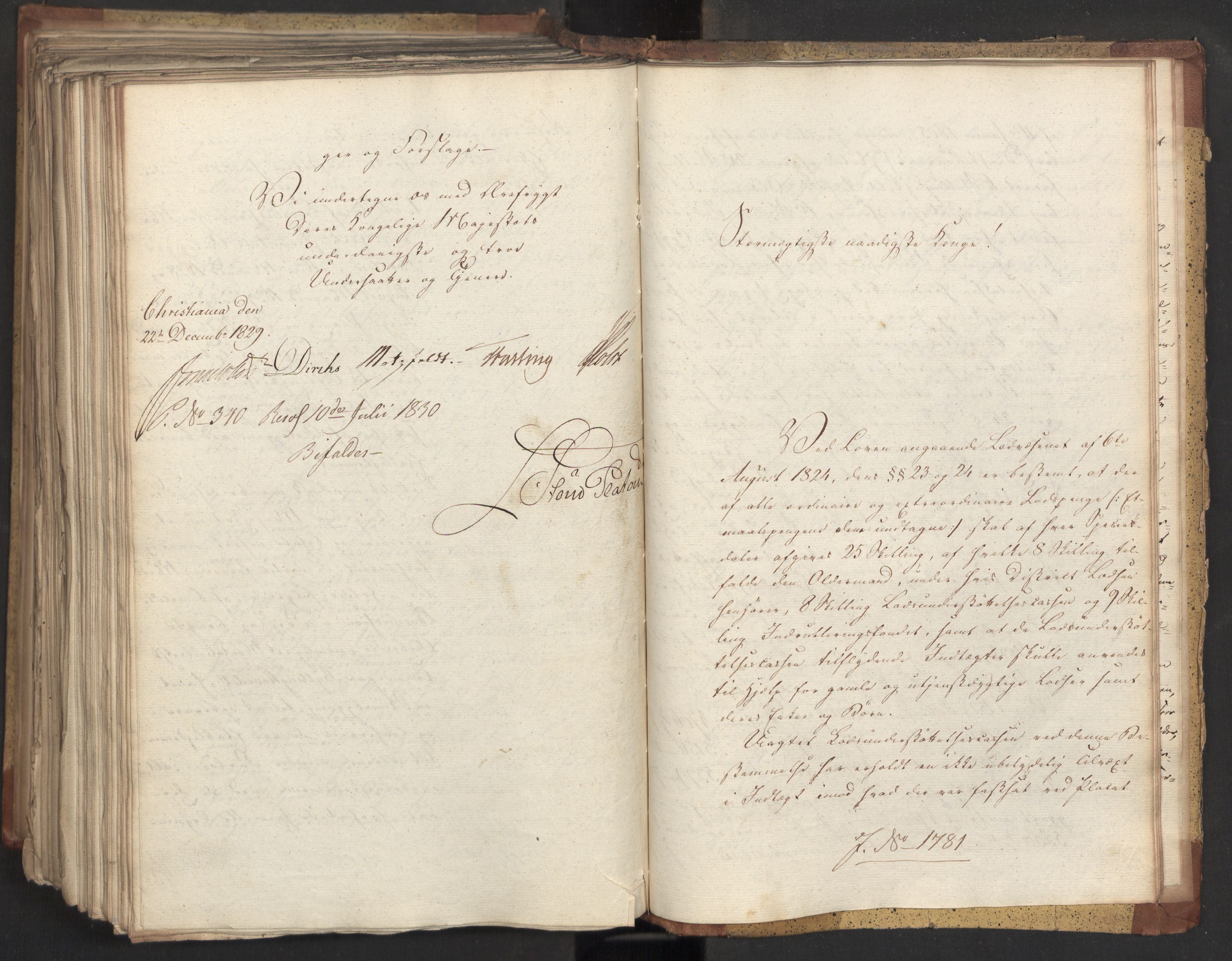 Statsrådsavdelingen i Stockholm, AV/RA-S-1003/D/Da/L0062: Regjeringsinnstillinger nr. 1667-1787, 1829, s. 416
