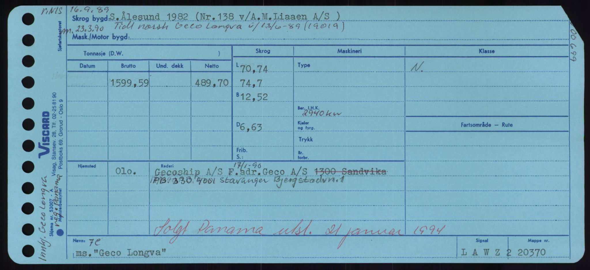 Sjøfartsdirektoratet med forløpere, Skipsmålingen, AV/RA-S-1627/H/Hd/L0012: Fartøy, G-Glø, s. 149