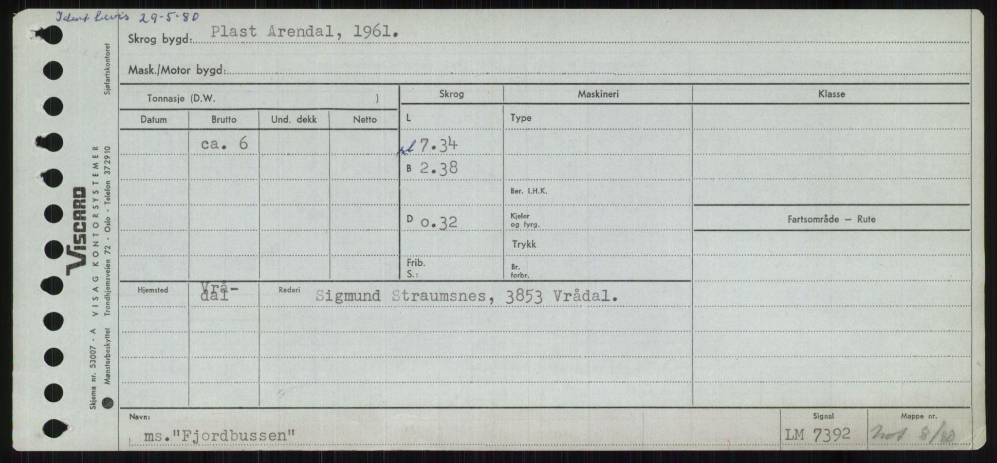 Sjøfartsdirektoratet med forløpere, Skipsmålingen, AV/RA-S-1627/H/Ha/L0002/0001: Fartøy, Eik-Hill / Fartøy, Eik-F, s. 511