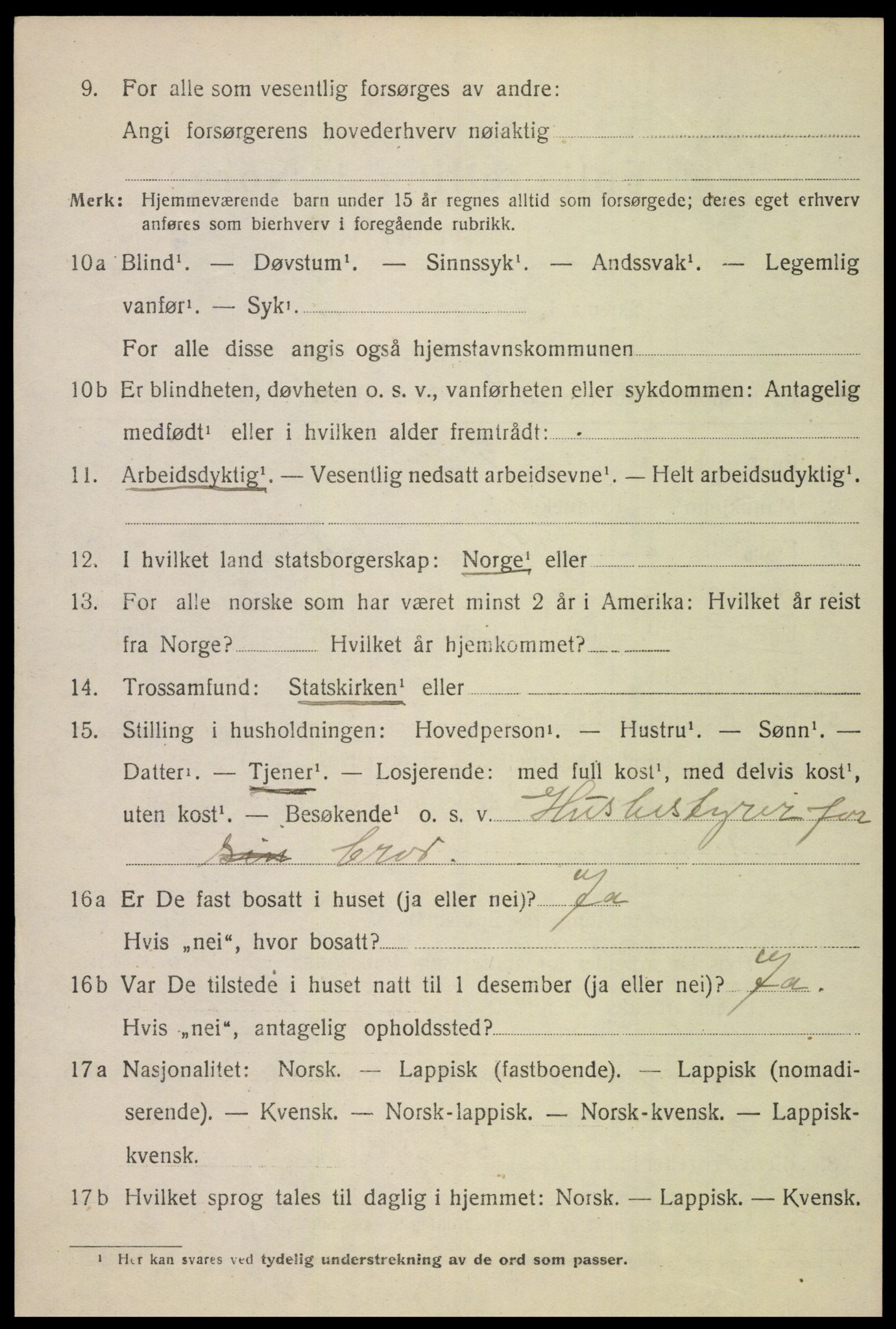 SAT, Folketelling 1920 for 1839 Beiarn herred, 1920, s. 1889