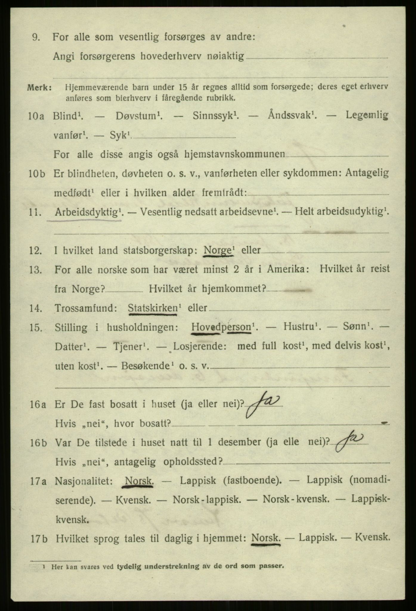 SATØ, Folketelling 1920 for 1901 Harstad ladested, 1920, s. 6001