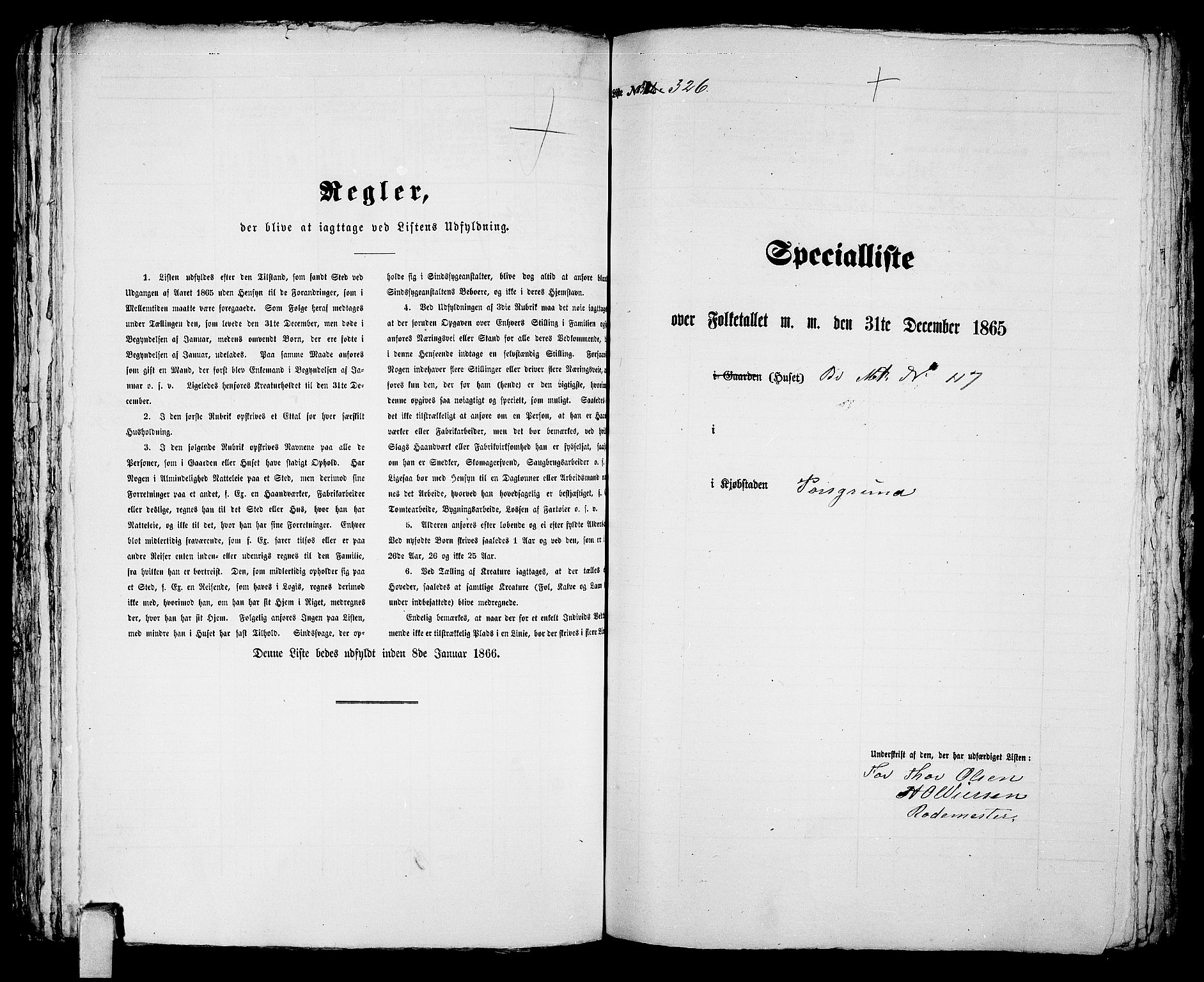 RA, Folketelling 1865 for 0805P Porsgrunn prestegjeld, 1865, s. 668