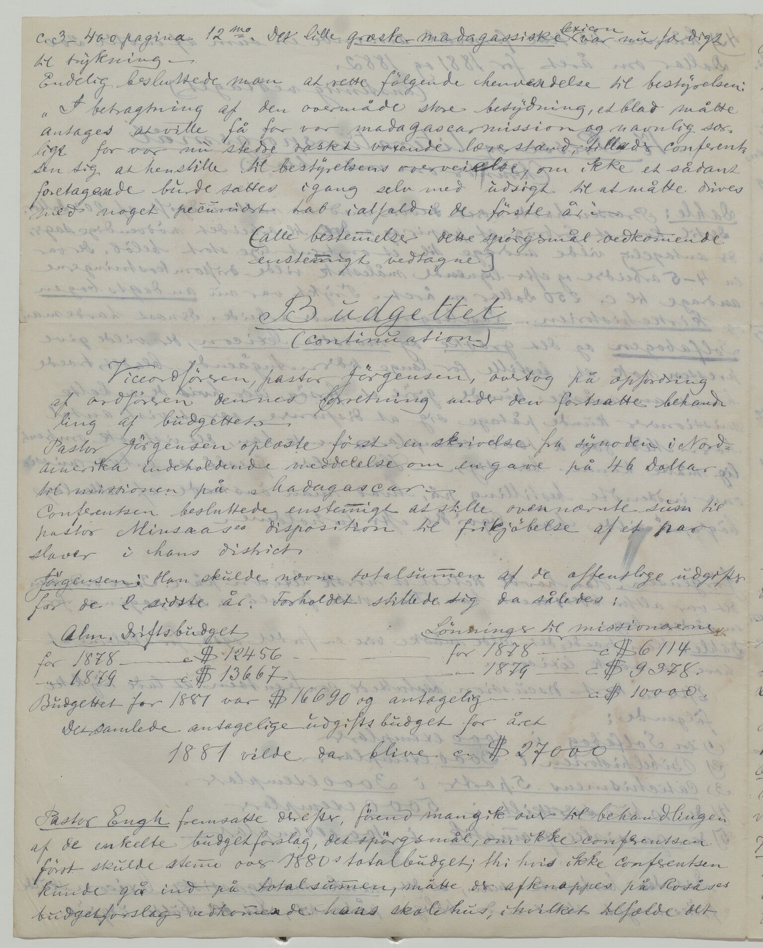 Det Norske Misjonsselskap - hovedadministrasjonen, VID/MA-A-1045/D/Da/Daa/L0035/0009: Konferansereferat og årsberetninger / Konferansereferat fra Madagaskar Innland., 1880