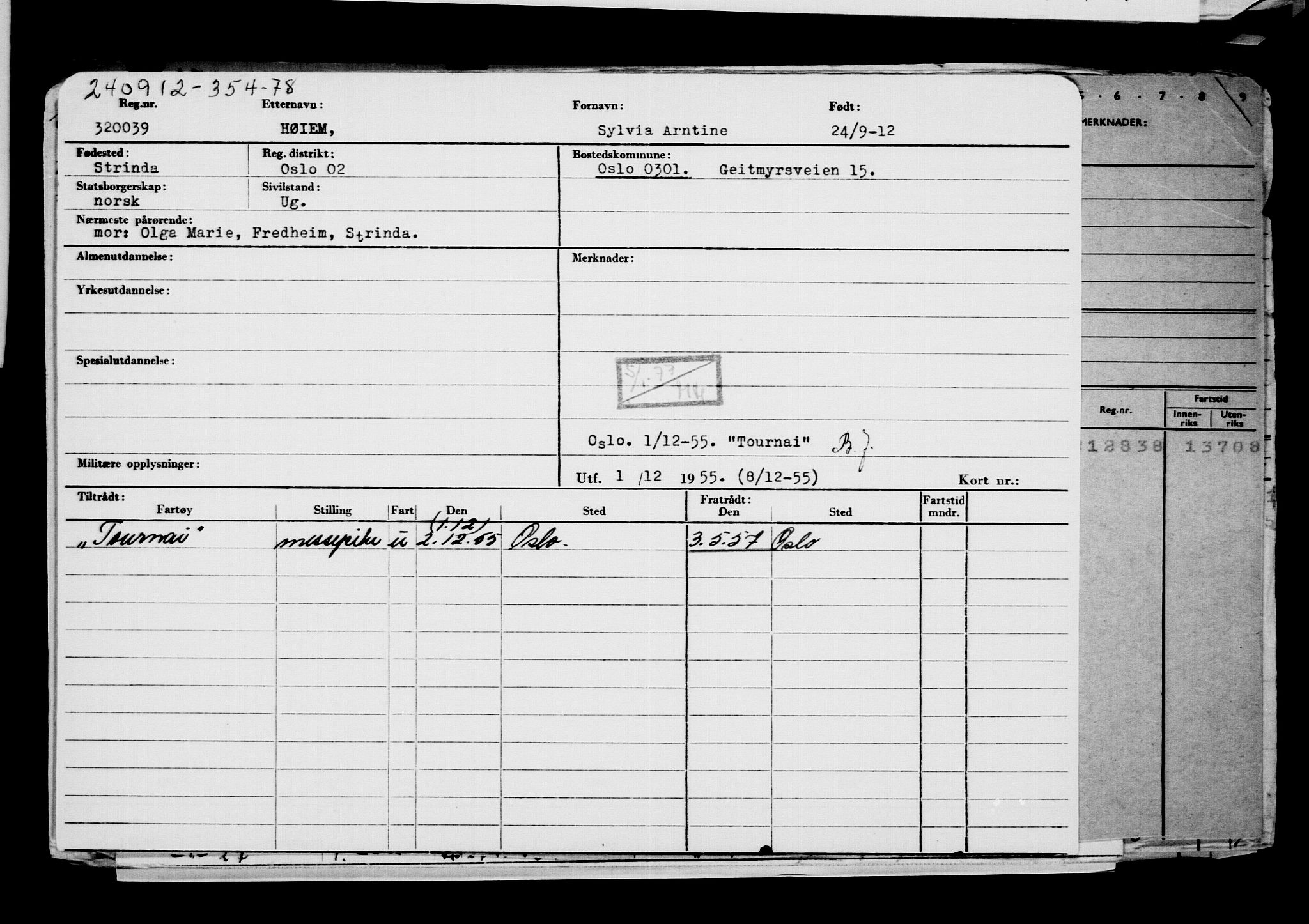 Direktoratet for sjømenn, AV/RA-S-3545/G/Gb/L0107: Hovedkort, 1912, s. 442