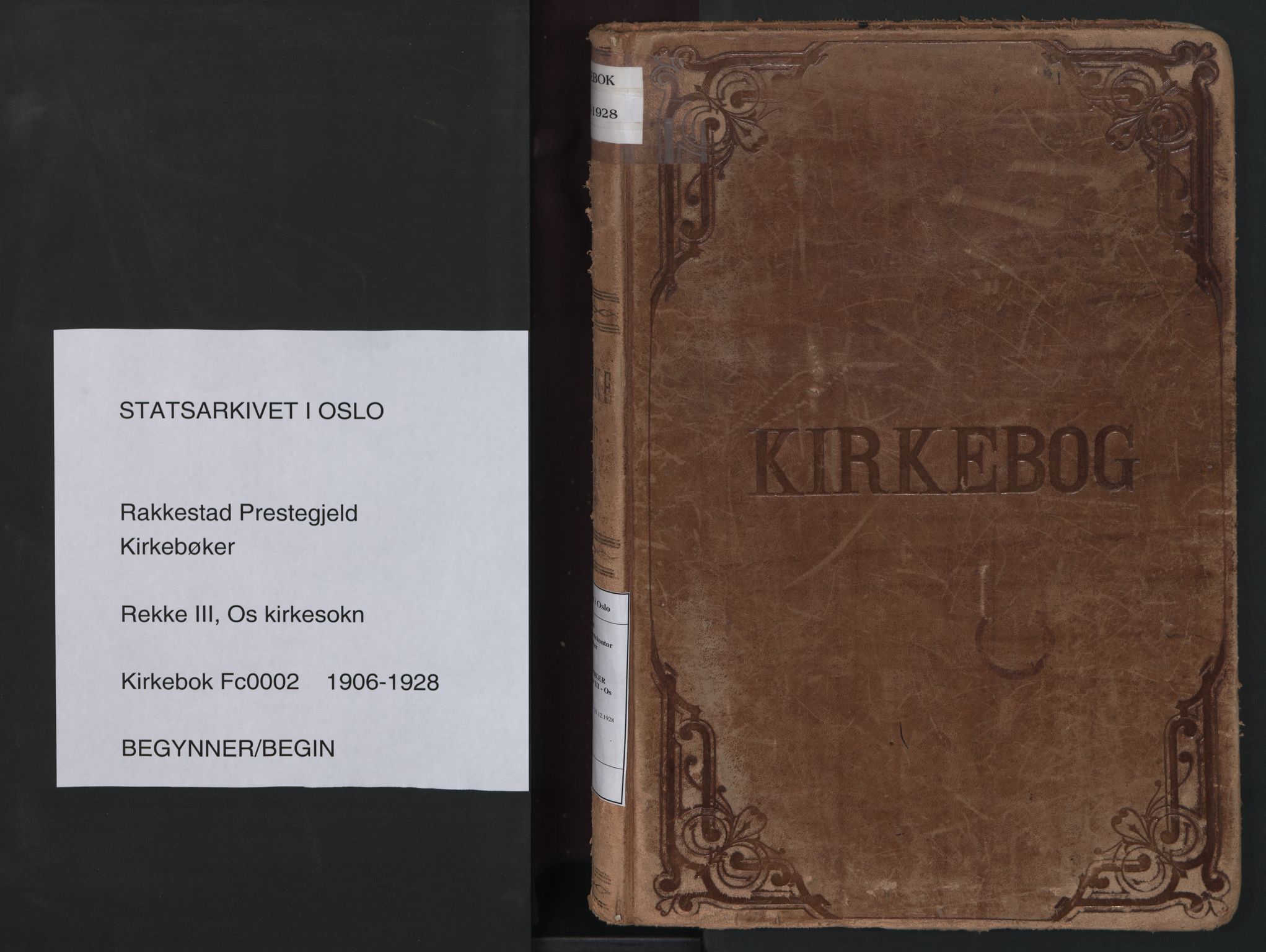 Rakkestad prestekontor Kirkebøker, SAO/A-2008/F/Fc/L0002: Ministerialbok nr. III 2, 1906-1928