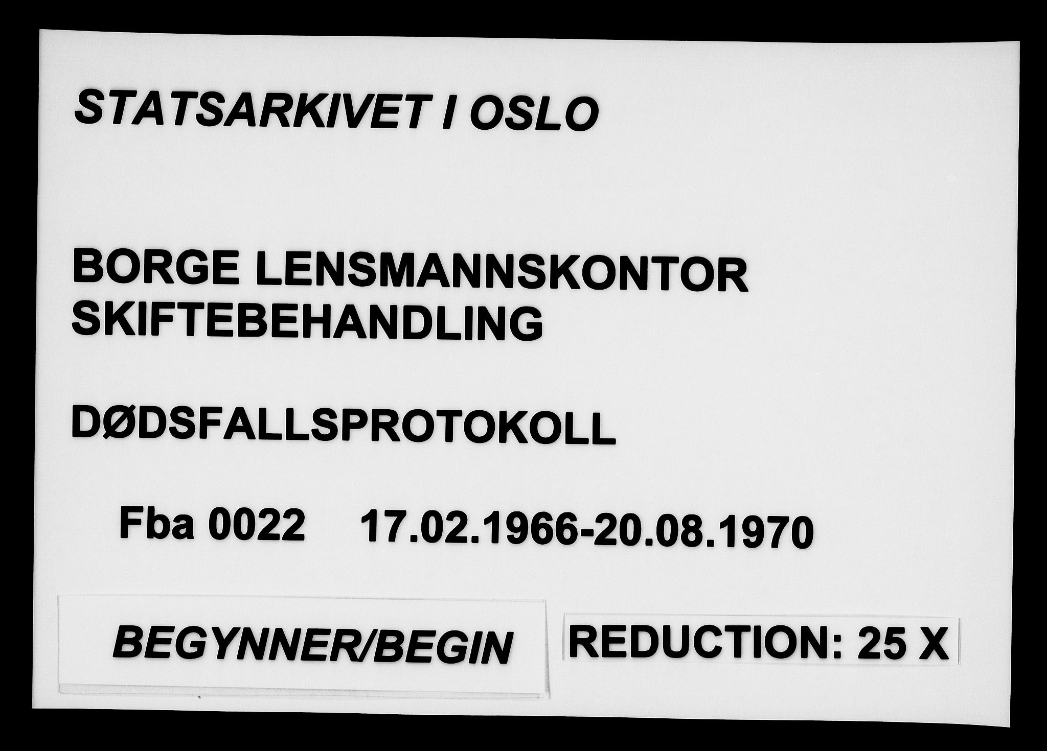 Borge lensmannskontor (Østfold), AV/SAO-A-10176/H/Ha/Haa/L0022: Dødsfallsprotokoll, 1966-1970