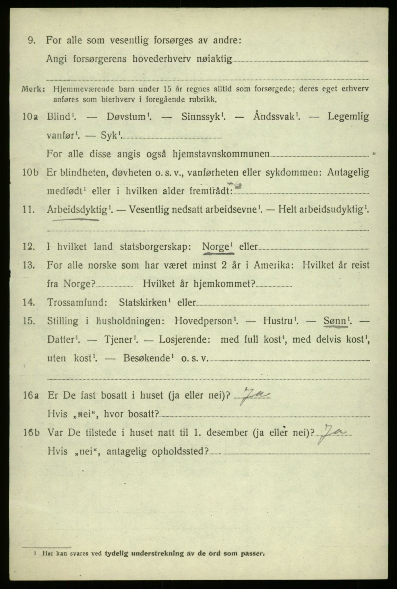 SAB, Folketelling 1920 for 1250 Haus herred, 1920, s. 8008