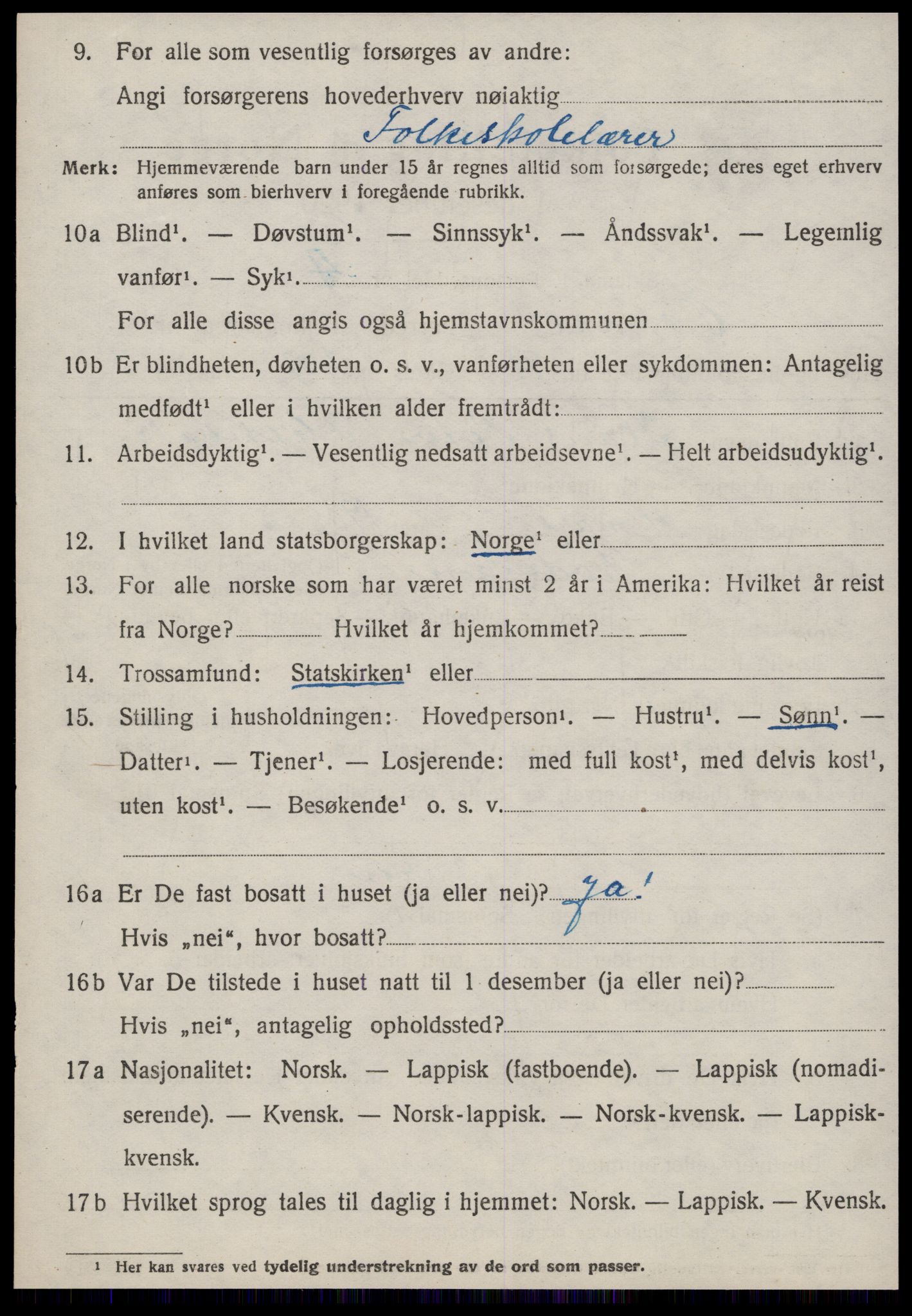 SAT, Folketelling 1920 for 1638 Orkdal herred, 1920, s. 7249