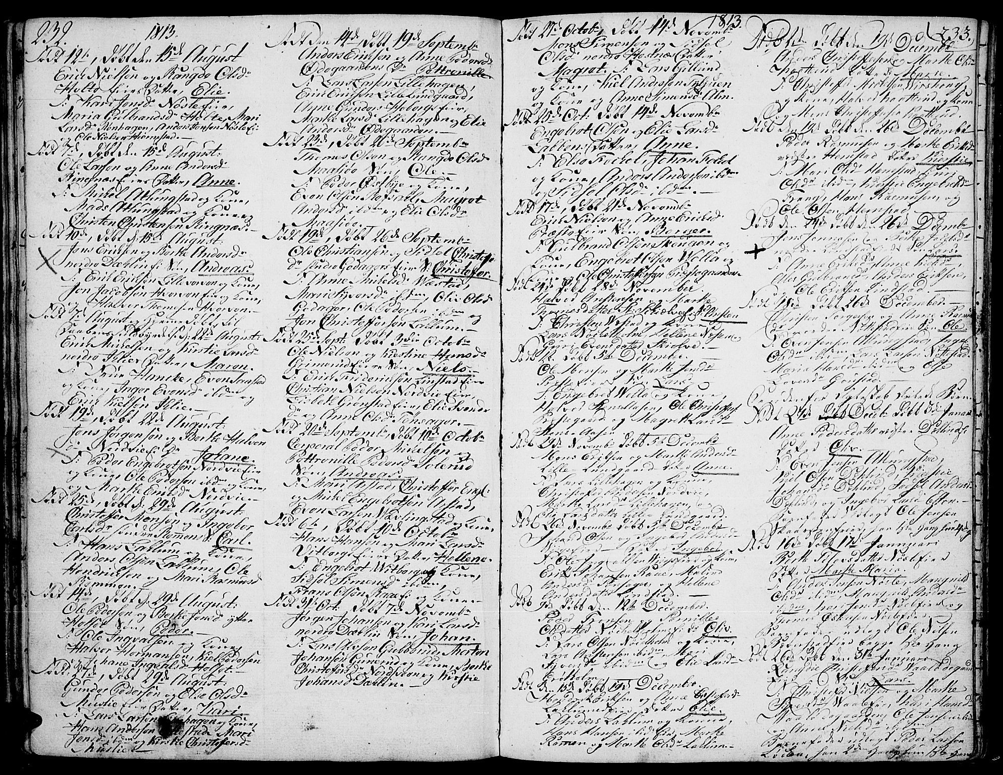 Stange prestekontor, AV/SAH-PREST-002/K/L0007: Ministerialbok nr. 7, 1788-1813, s. 232-233